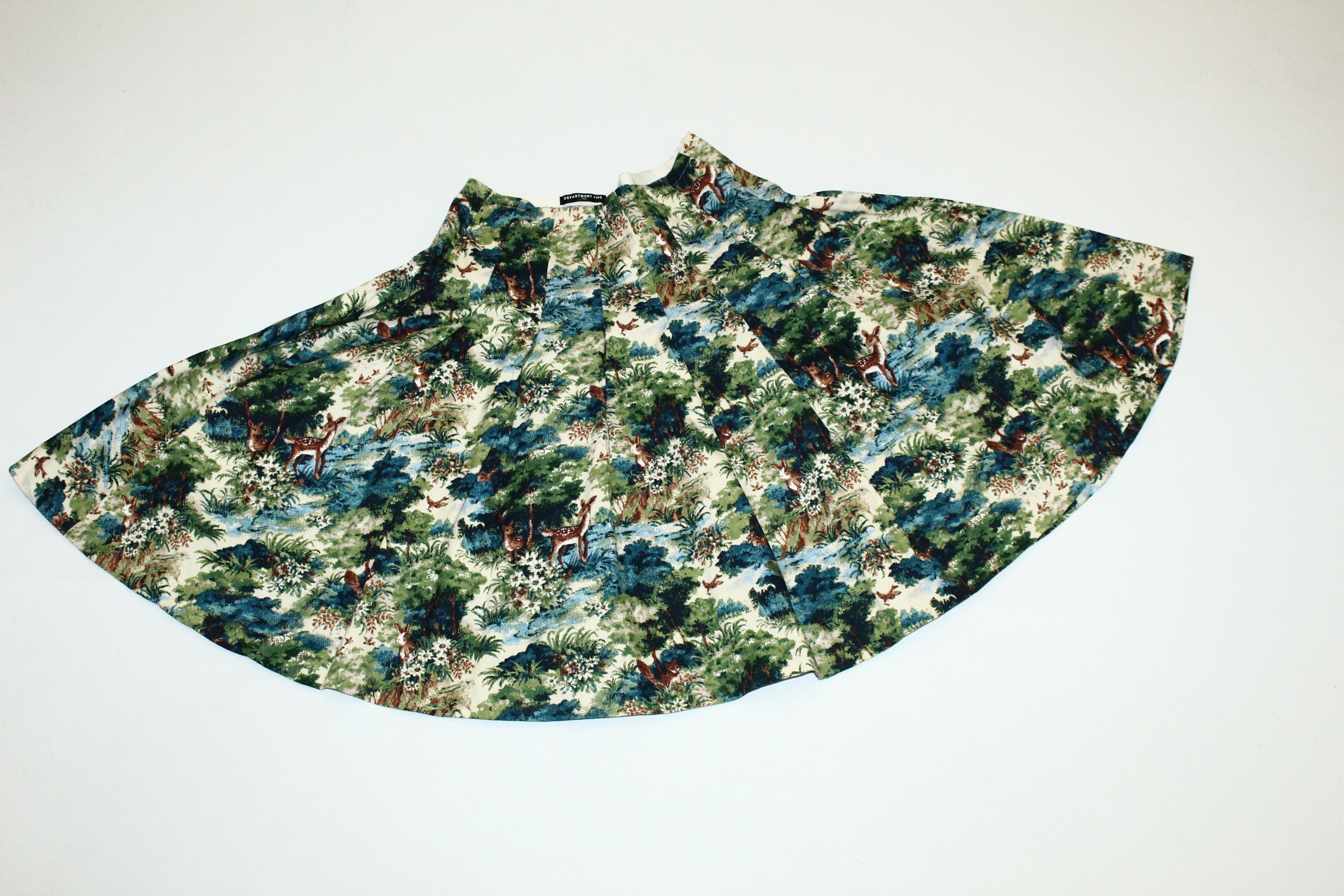DEPARTMENT5 Department 5 cotton blend nature printed pleated skirt Size 25" / US 0 / IT 36 - 5 Thumbnail
