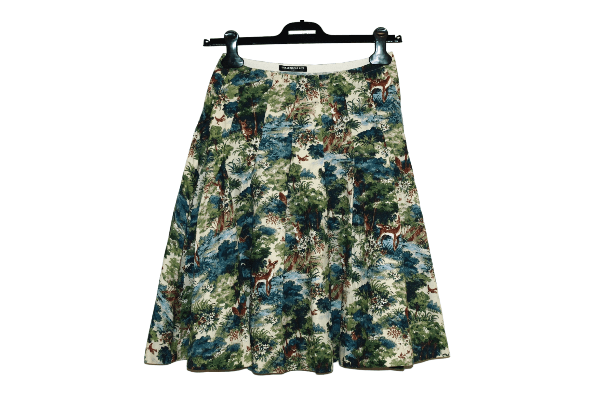 DEPARTMENT5 Department 5 cotton blend nature printed pleated skirt Size 25" / US 0 / IT 36 - 1 Thumbnail