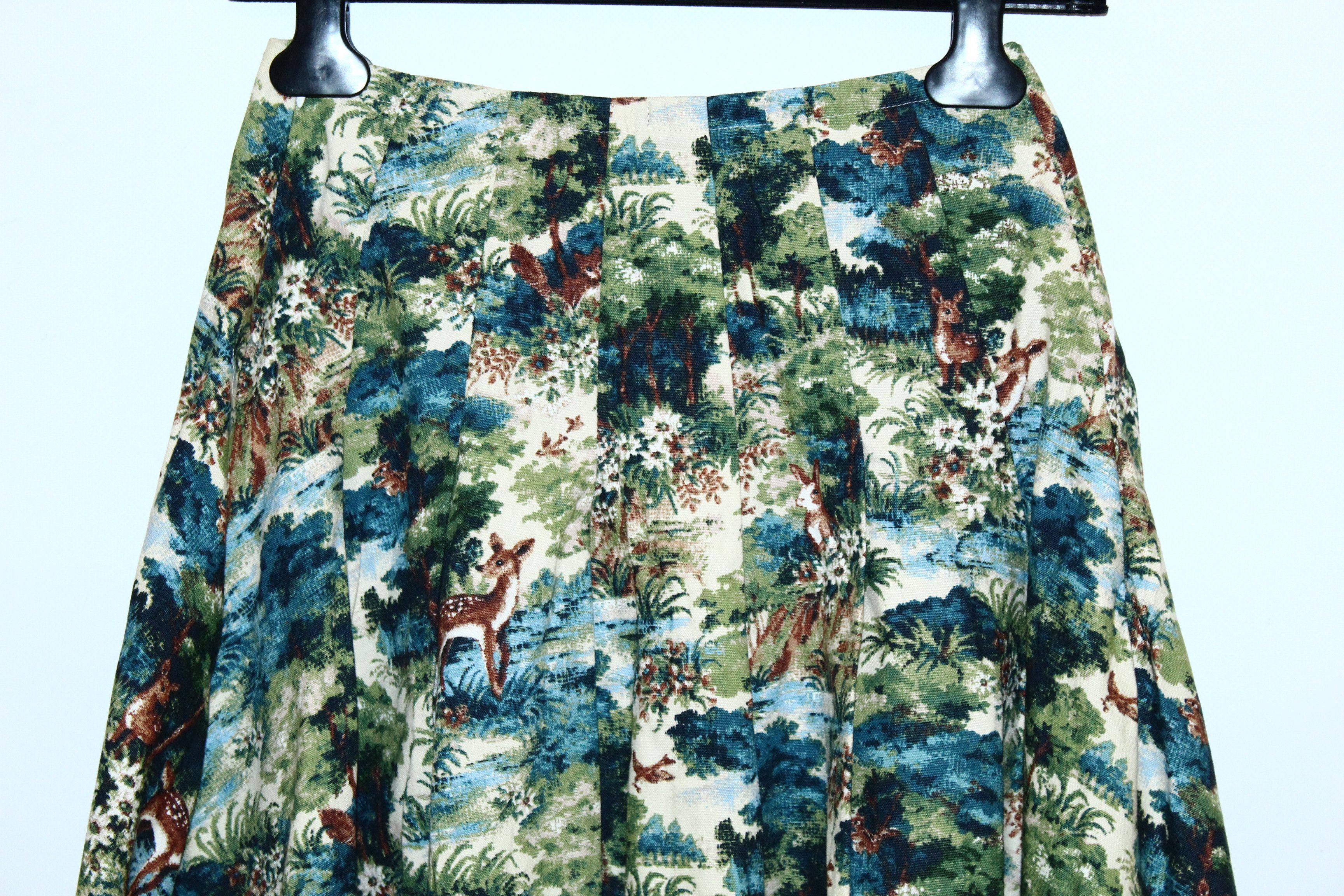 DEPARTMENT5 Department 5 cotton blend nature printed pleated skirt Size 25" / US 0 / IT 36 - 4 Thumbnail