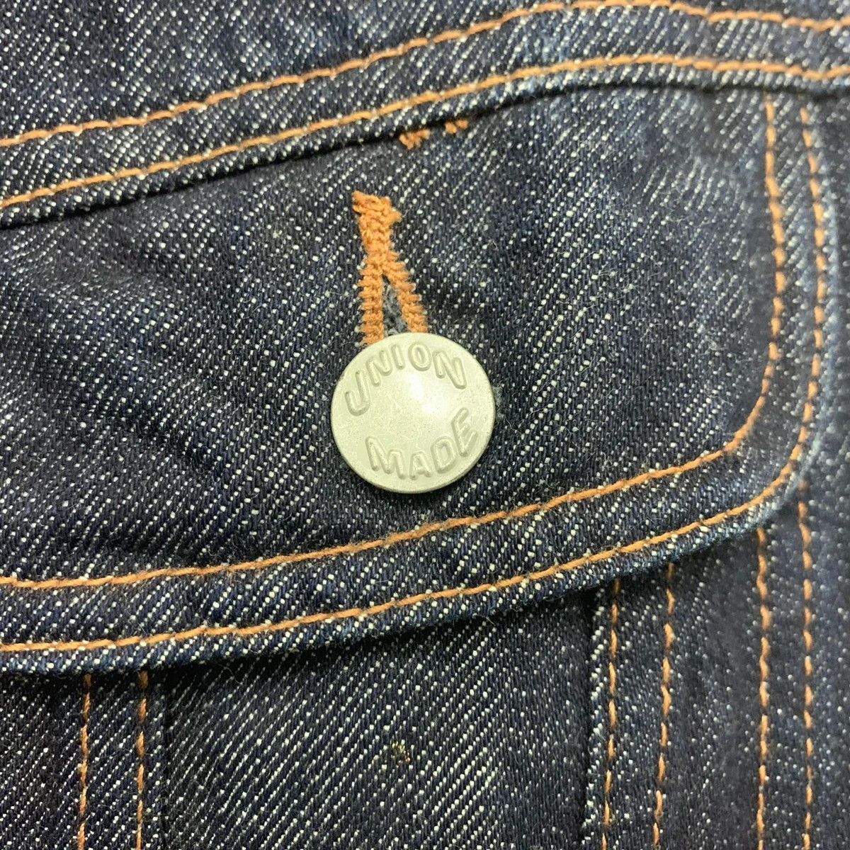 Japanese Brand Union Made Japan Trucker Denim Jacket Size US M / EU 48-50 / 2 - 5 Thumbnail