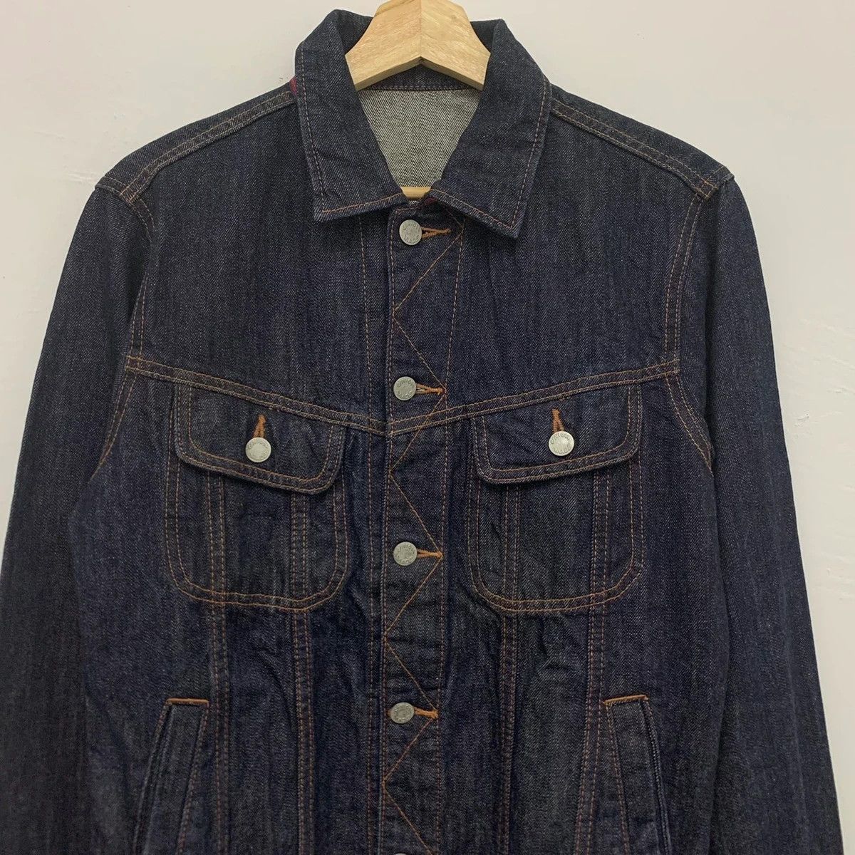 Japanese Brand Union Made Japan Trucker Denim Jacket Size US M / EU 48-50 / 2 - 3 Thumbnail