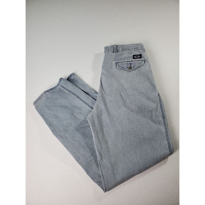 Dockers Vintage Dockers Chino Pants 33X33 Meas. Mens Pleated Classic Fit Acid Wash 90s Grailed