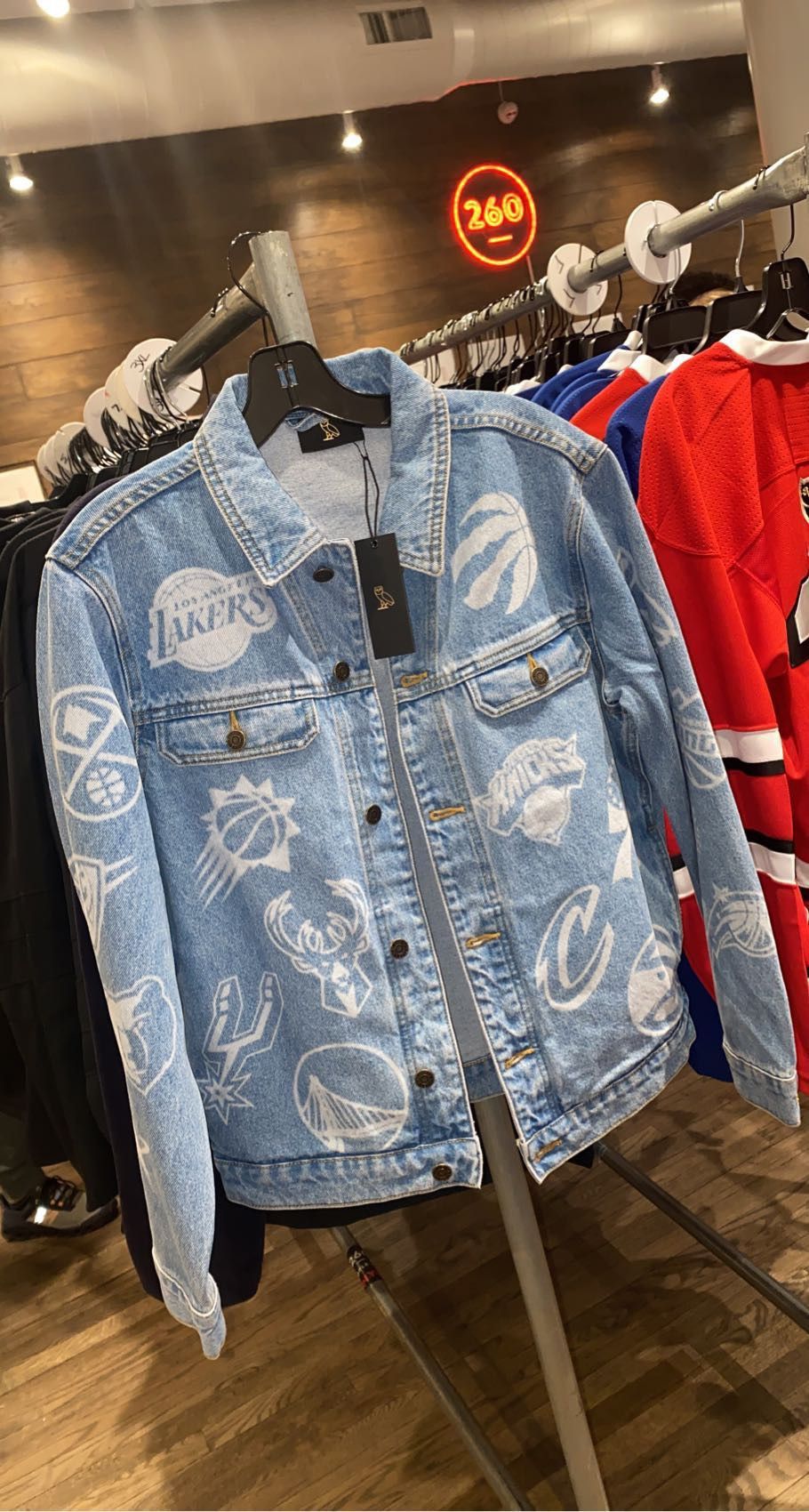 Nba jean jacket best sale