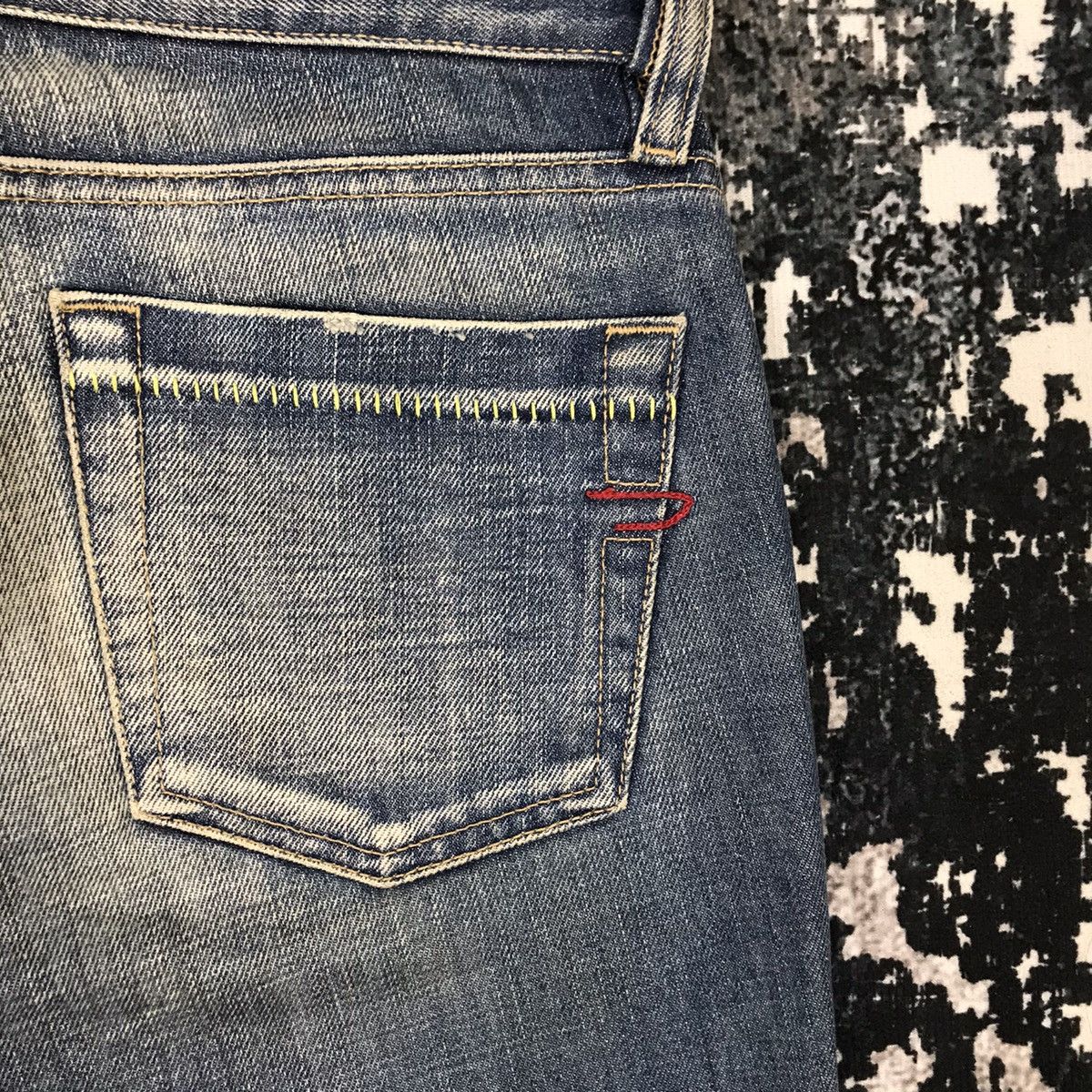Diesel × Vintage Vintage Italian Diesel Flare Light Wash Denim Jeans Size 29" - 9 Thumbnail