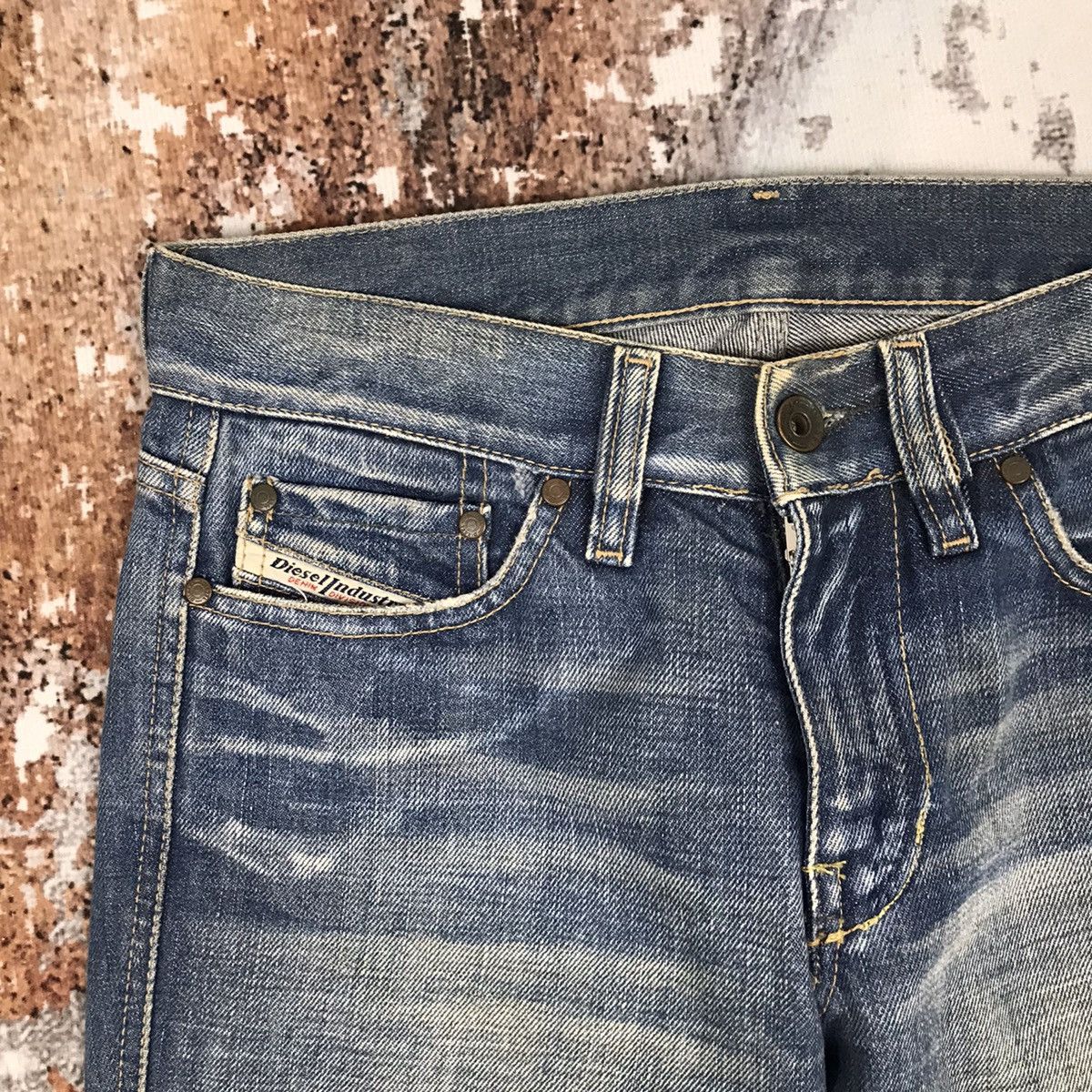 Diesel × Vintage Vintage Italian Diesel Flare Light Wash Denim Jeans Size 29" - 3 Thumbnail