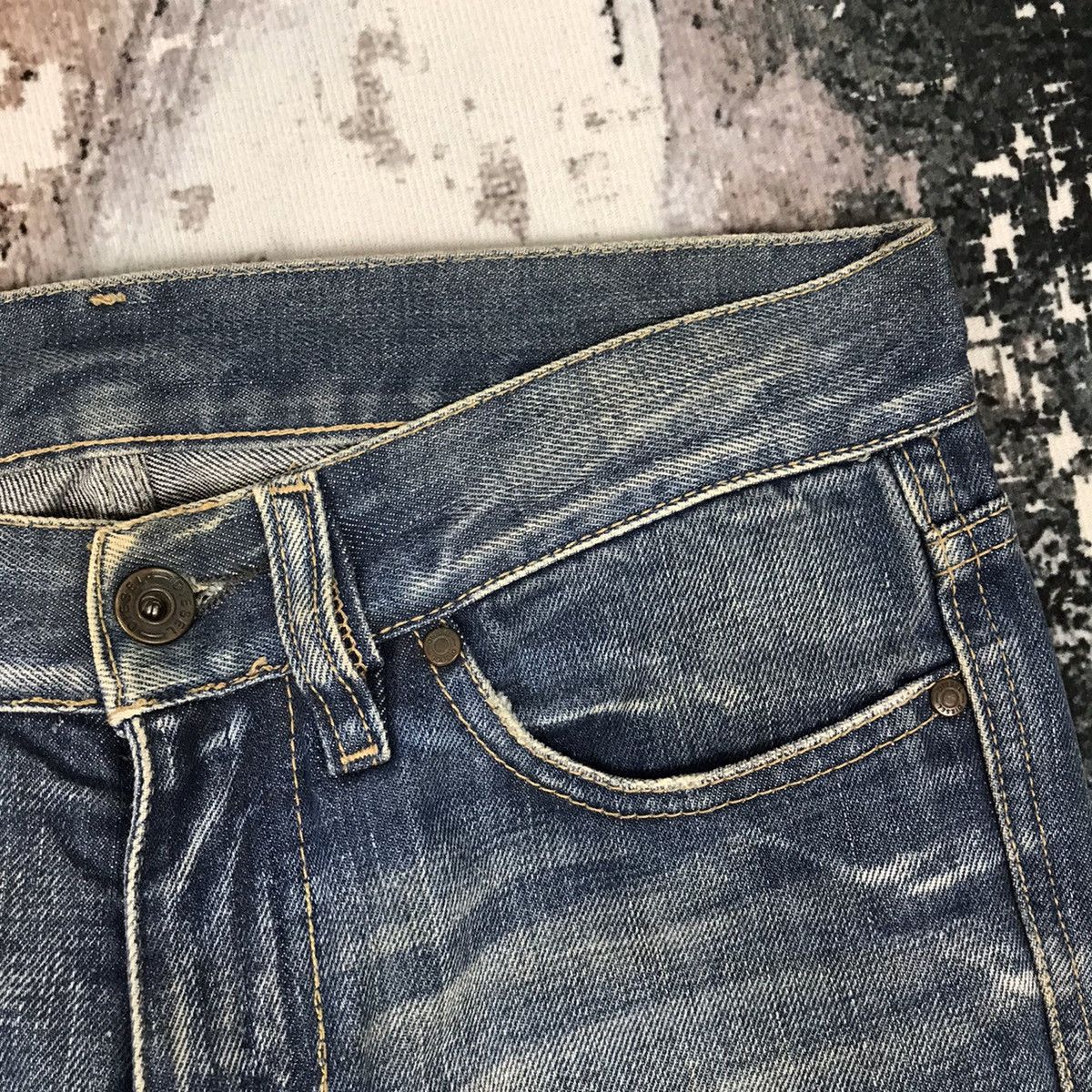 Diesel × Vintage Vintage Italian Diesel Flare Light Wash Denim Jeans Size 29" - 4 Thumbnail