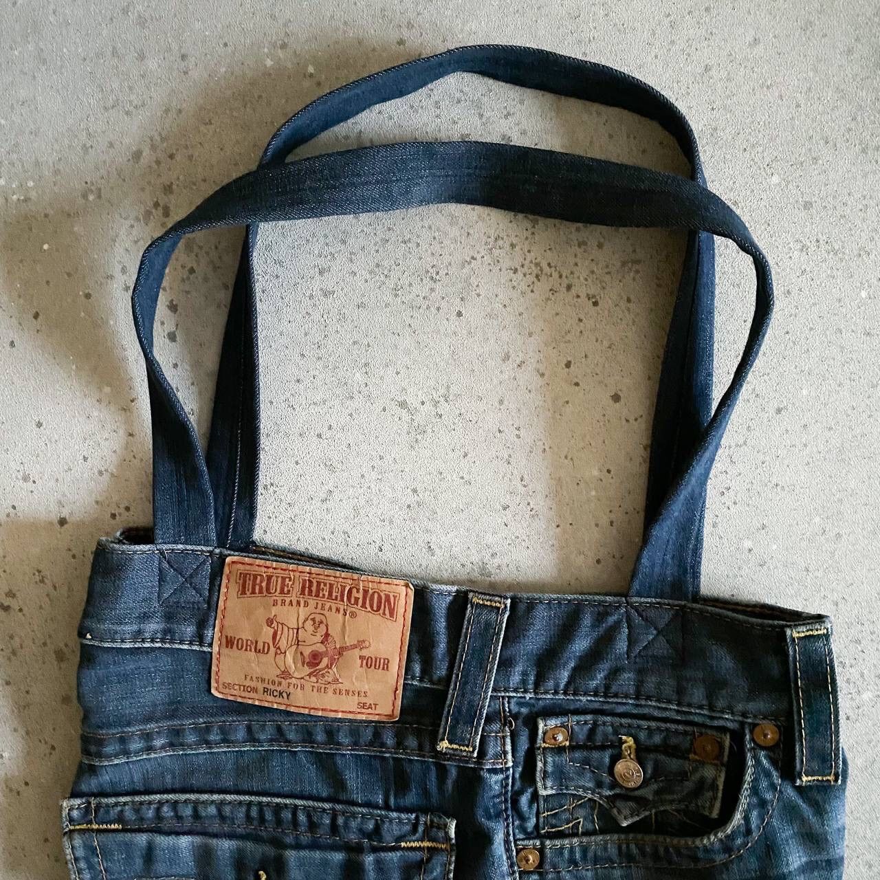 Japanese Brand × True Religion True Religion 1:1 Vintage Shopper Shoulder Bag y2k Size ONE SIZE - 3 Thumbnail