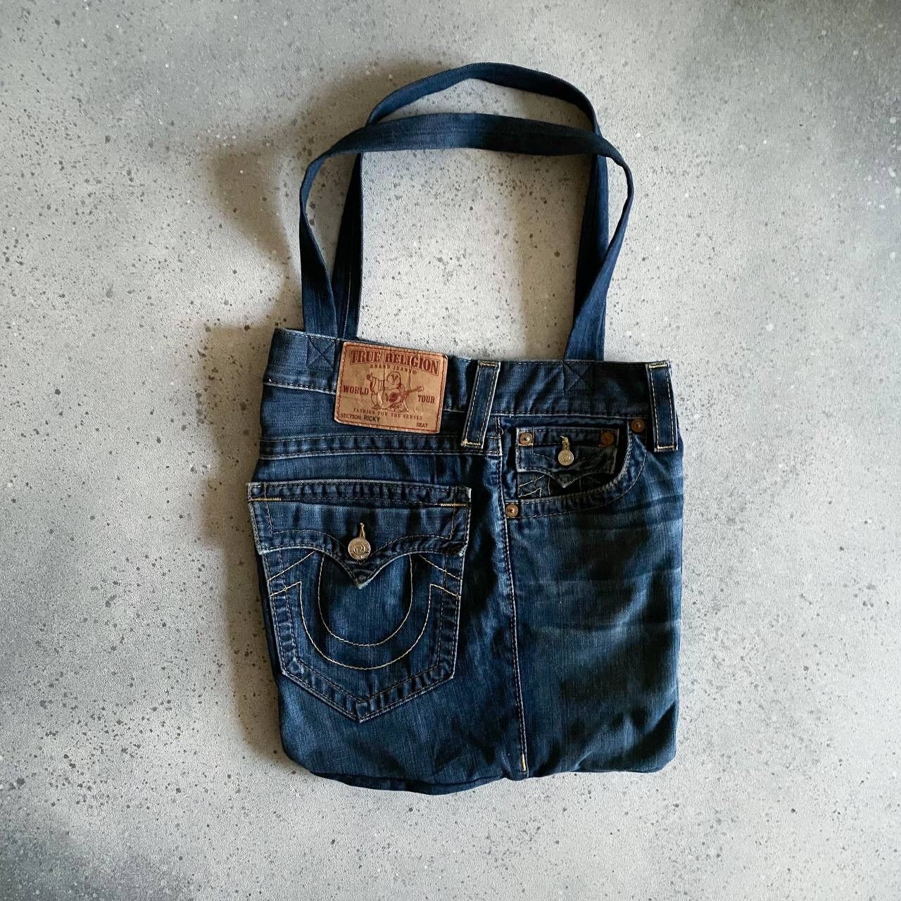 Japanese Brand × True Religion True Religion 1:1 Vintage Shopper Shoulder Bag y2k Size ONE SIZE - 1 Thumbnail