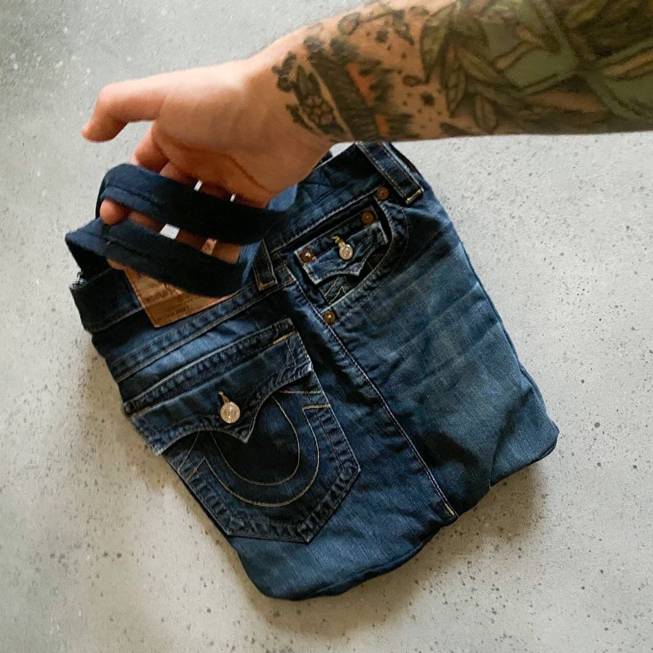 Japanese Brand × True Religion True Religion 1:1 Vintage Shopper Shoulder Bag y2k Size ONE SIZE - 7 Thumbnail