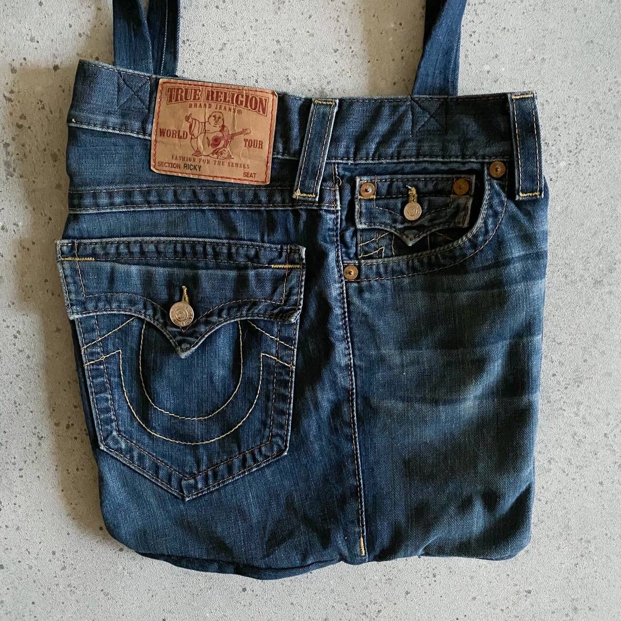 Japanese Brand × True Religion True Religion 1:1 Vintage Shopper Shoulder Bag y2k Size ONE SIZE - 4 Thumbnail
