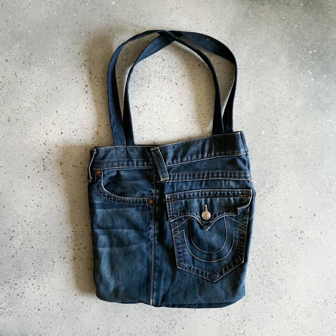Japanese Brand × True Religion True Religion 1:1 Vintage Shopper Shoulder Bag y2k Size ONE SIZE - 2 Thumbnail
