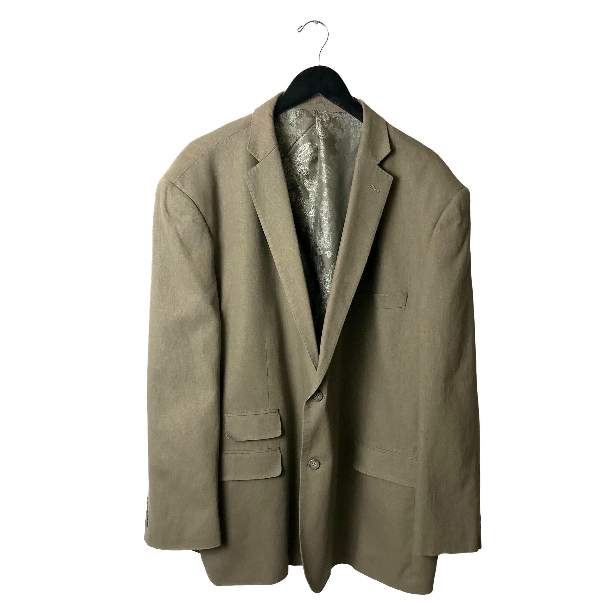 Brioni Loro Piana Blazer 100% Linen Sport Coat 54R