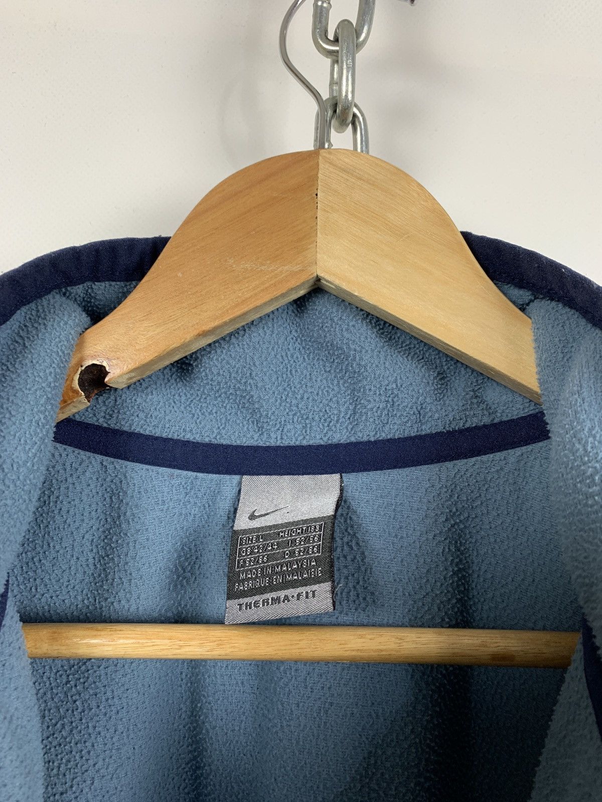 Nike 00s Vintage Nike Zip Half Neck Fleece Therma Fit Size US L / EU 52-54 / 3 - 17 Thumbnail