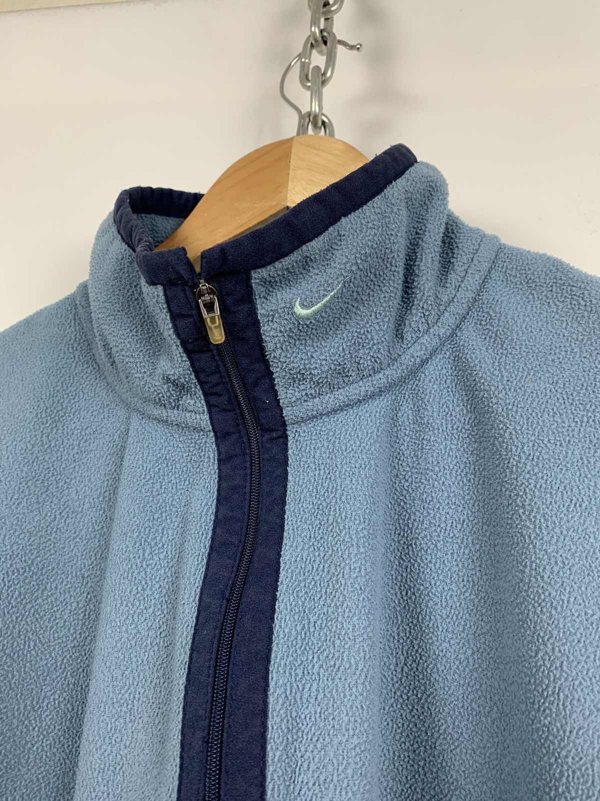 Nike 00s Vintage Nike Zip Half Neck Fleece Therma Fit Size US L / EU 52-54 / 3 - 11 Thumbnail
