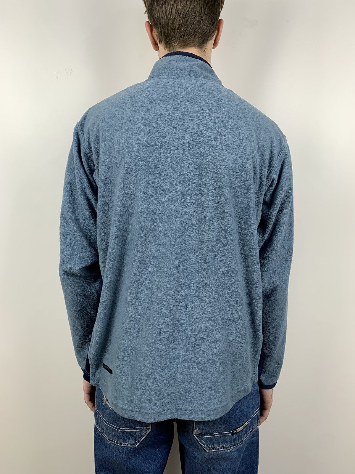Nike 00s Vintage Nike Zip Half Neck Fleece Therma Fit Size US L / EU 52-54 / 3 - 3 Thumbnail