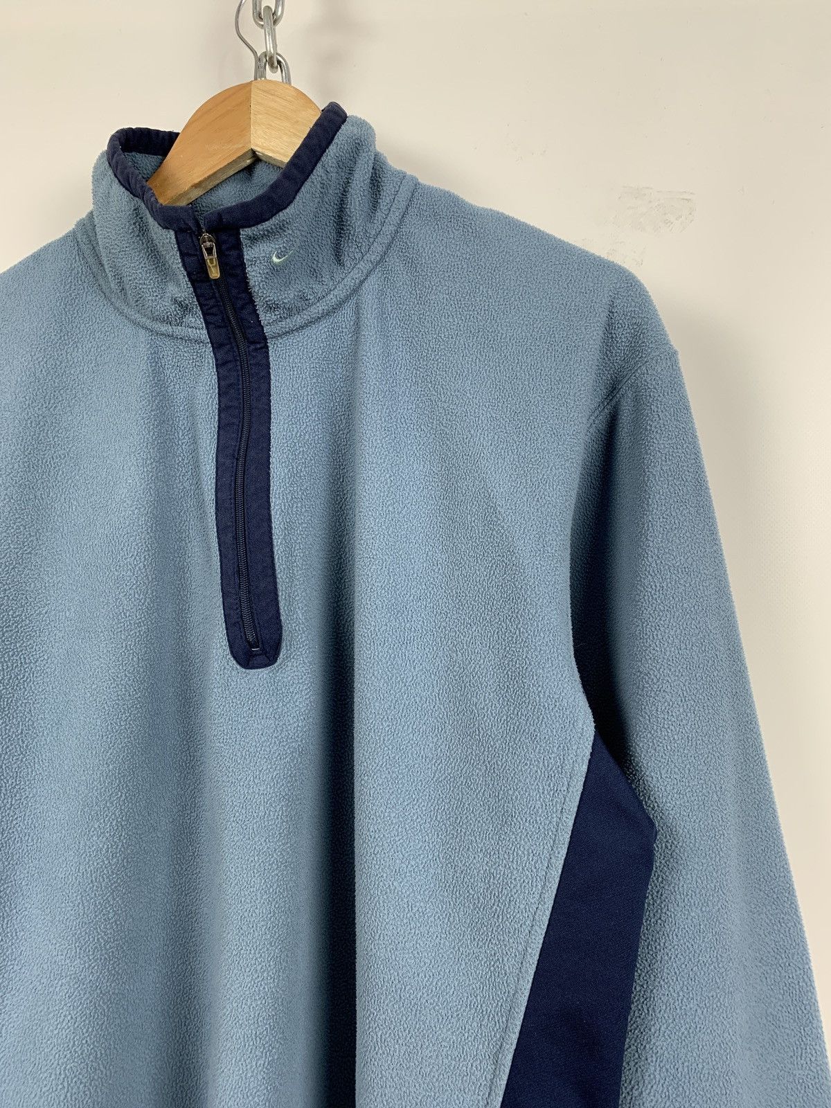 Nike 00s Vintage Nike Zip Half Neck Fleece Therma Fit Size US L / EU 52-54 / 3 - 8 Thumbnail