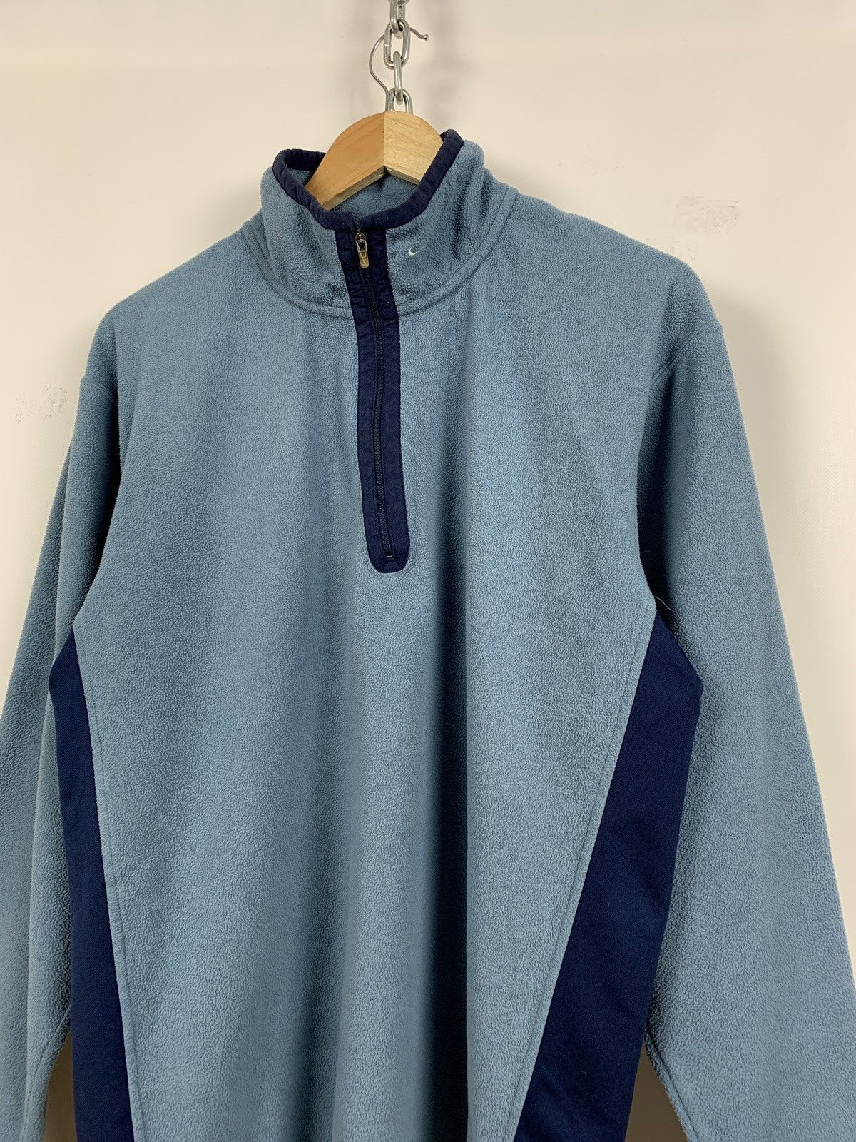 Nike 00s Vintage Nike Zip Half Neck Fleece Therma Fit Size US L / EU 52-54 / 3 - 7 Thumbnail