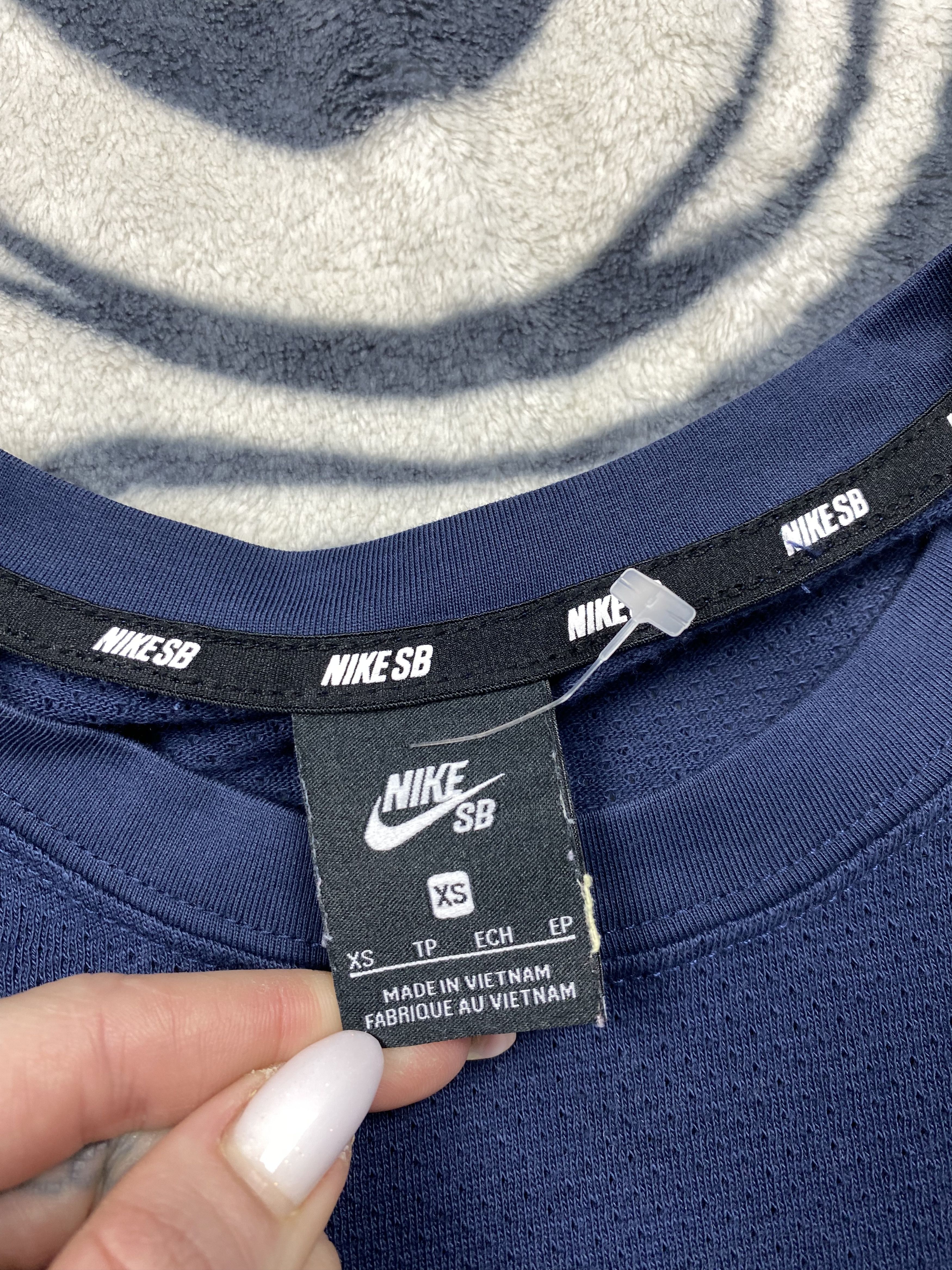 Nike Nike SB Oversized Mens Long Sleeve T-Shirt Tee Y2K Drill Size US XS / EU 42 / 0 - 6 Thumbnail