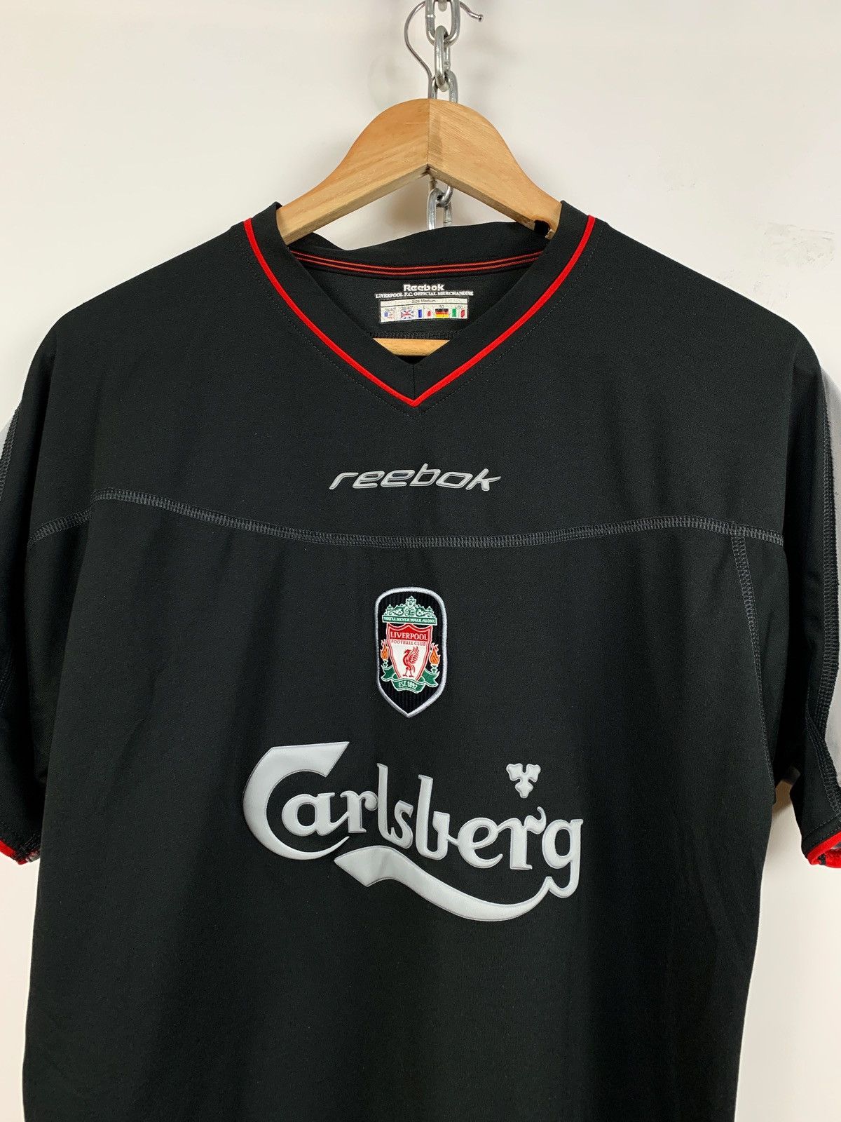 Reebok 2002 Vintage Reebok Liverpool Carlsberg Soccer Jersey Size US M / EU 48-50 / 2 - 5 Thumbnail
