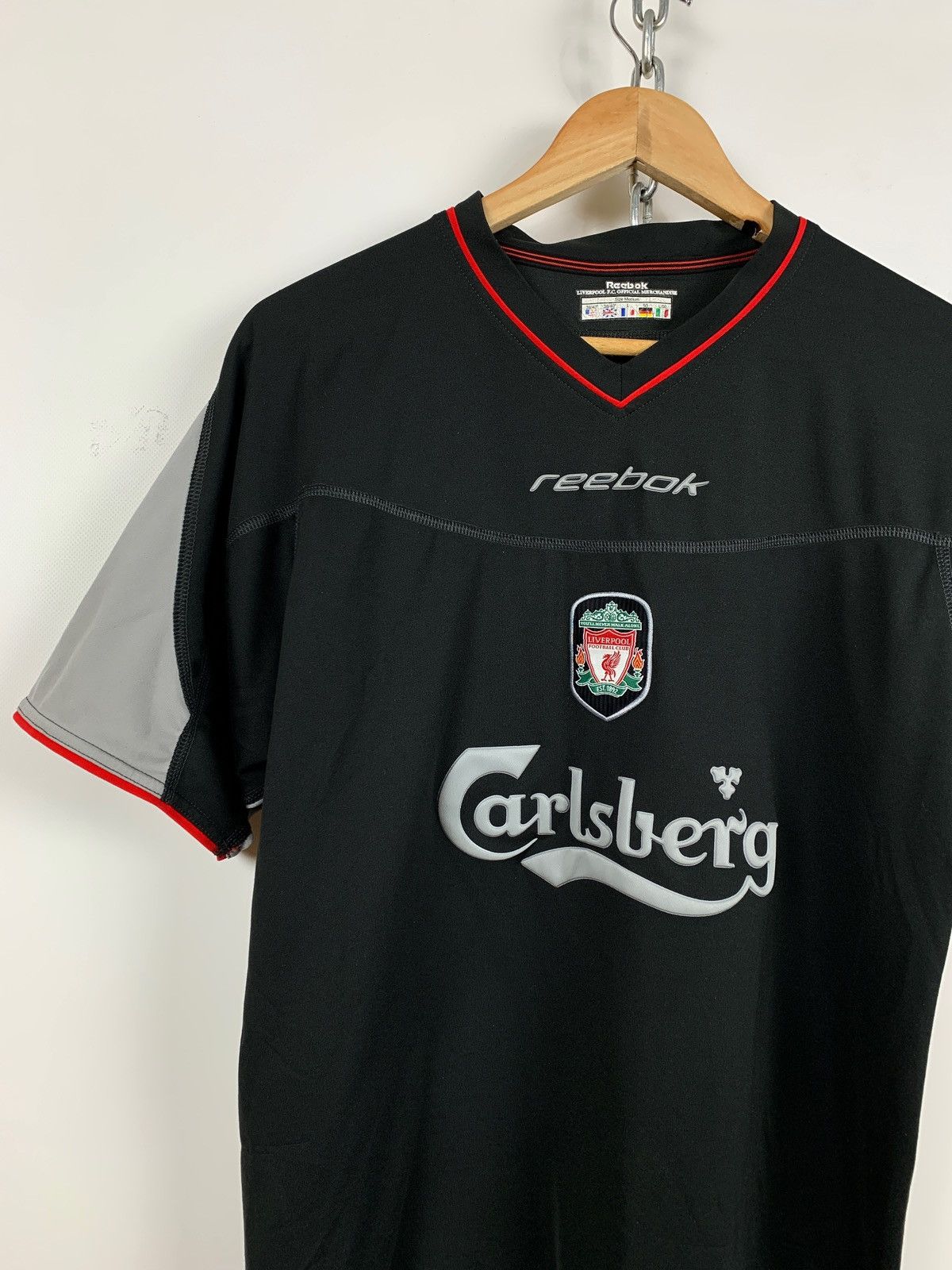 Reebok 2002 Vintage Reebok Liverpool Carlsberg Soccer Jersey Size US M / EU 48-50 / 2 - 3 Thumbnail