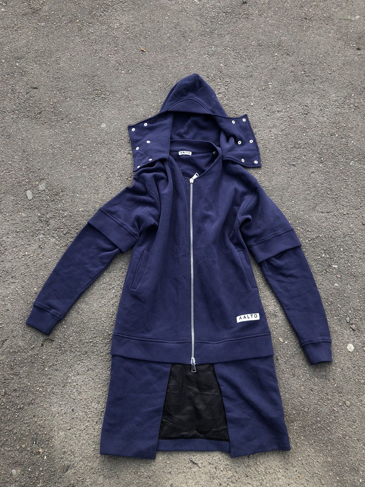 Designer Avant-garde ninja zip hoodie Rick owens style Size US M / EU 48-50 / 2 - 2 Thumbnail