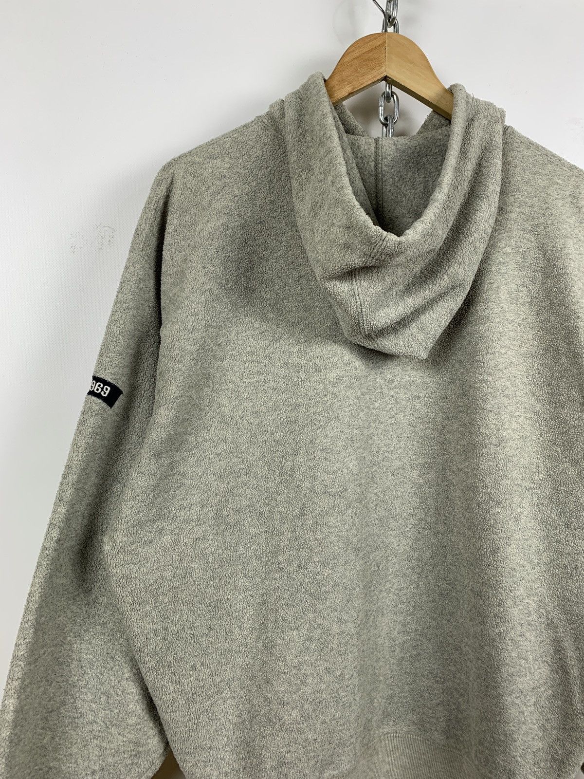 Gap Vintage GAP Oversized Big Logo Fleece Hoodie Made In Korea Size US S / EU 44-46 / 1 - 12 Thumbnail