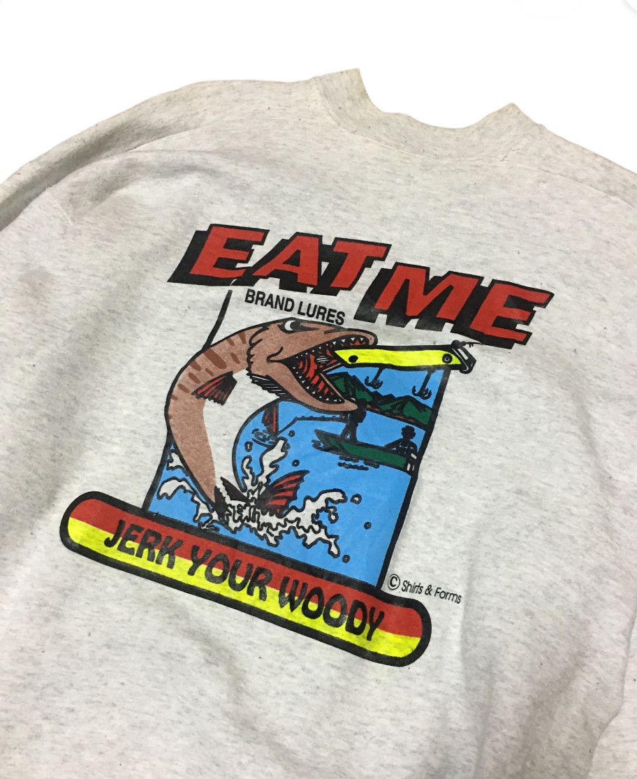 Vintage Eat me brand lures morehead Kentucky sweatshirt
