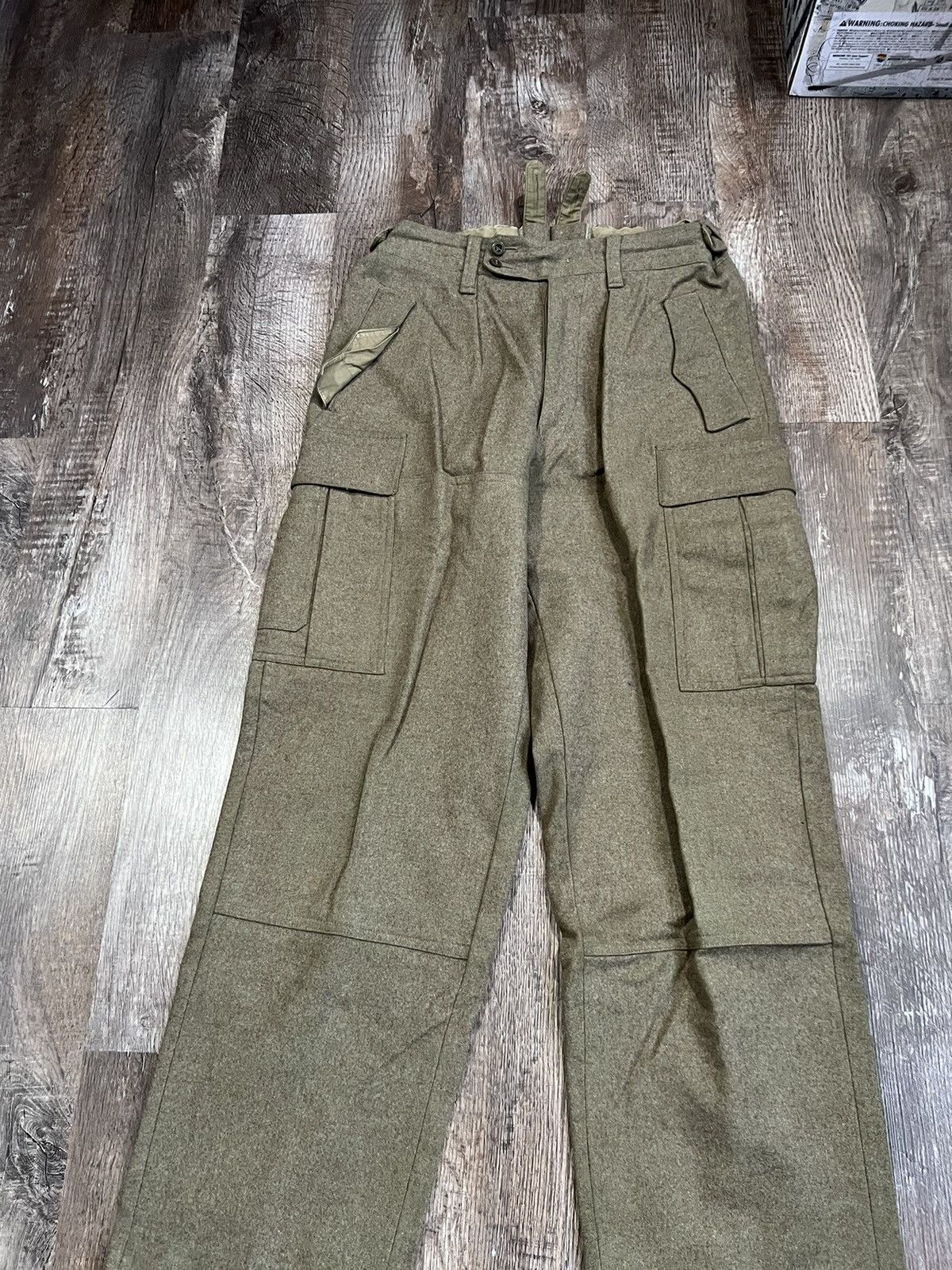 Vintage Vintage Army Wool Pants Size US 30 / EU 46 - 2 Preview