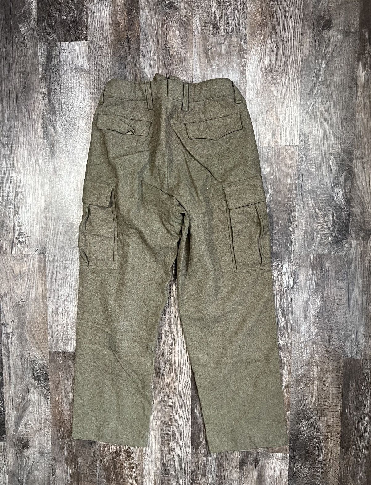 Vintage Vintage Army Wool Pants Size US 30 / EU 46 - 3 Thumbnail