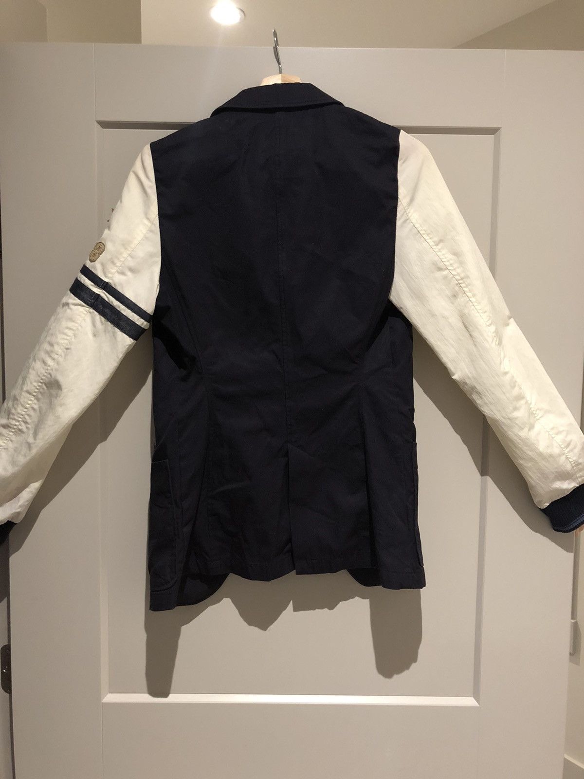 Diesel RARE VINTAGE DIESEL VARSTY JACKET BLAZER NAVY & WHITE DESIGN Size XS / US 0-2 / IT 36-38 - 3 Thumbnail