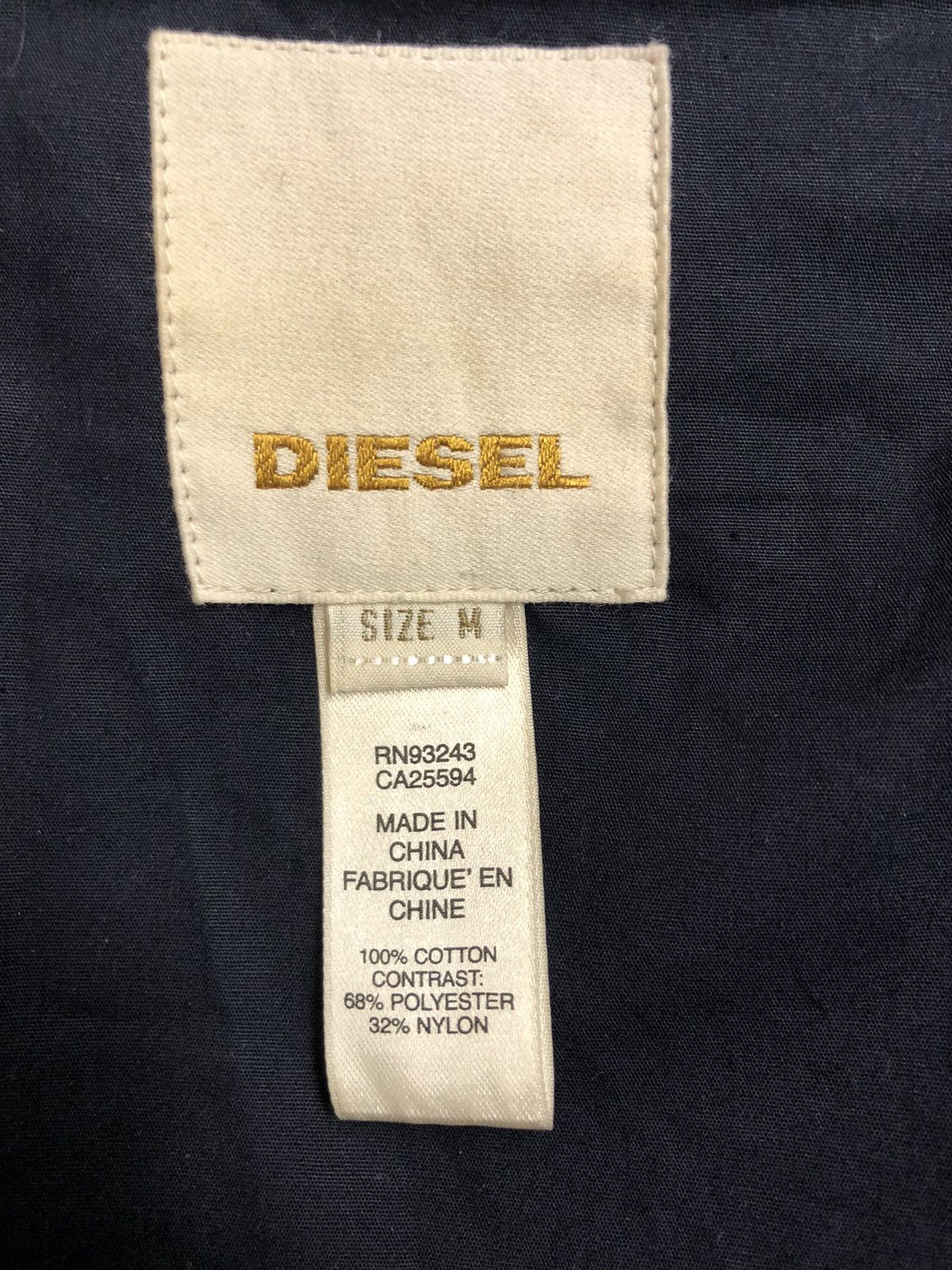 Diesel RARE VINTAGE DIESEL VARSTY JACKET BLAZER NAVY & WHITE DESIGN Size XS / US 0-2 / IT 36-38 - 5 Thumbnail