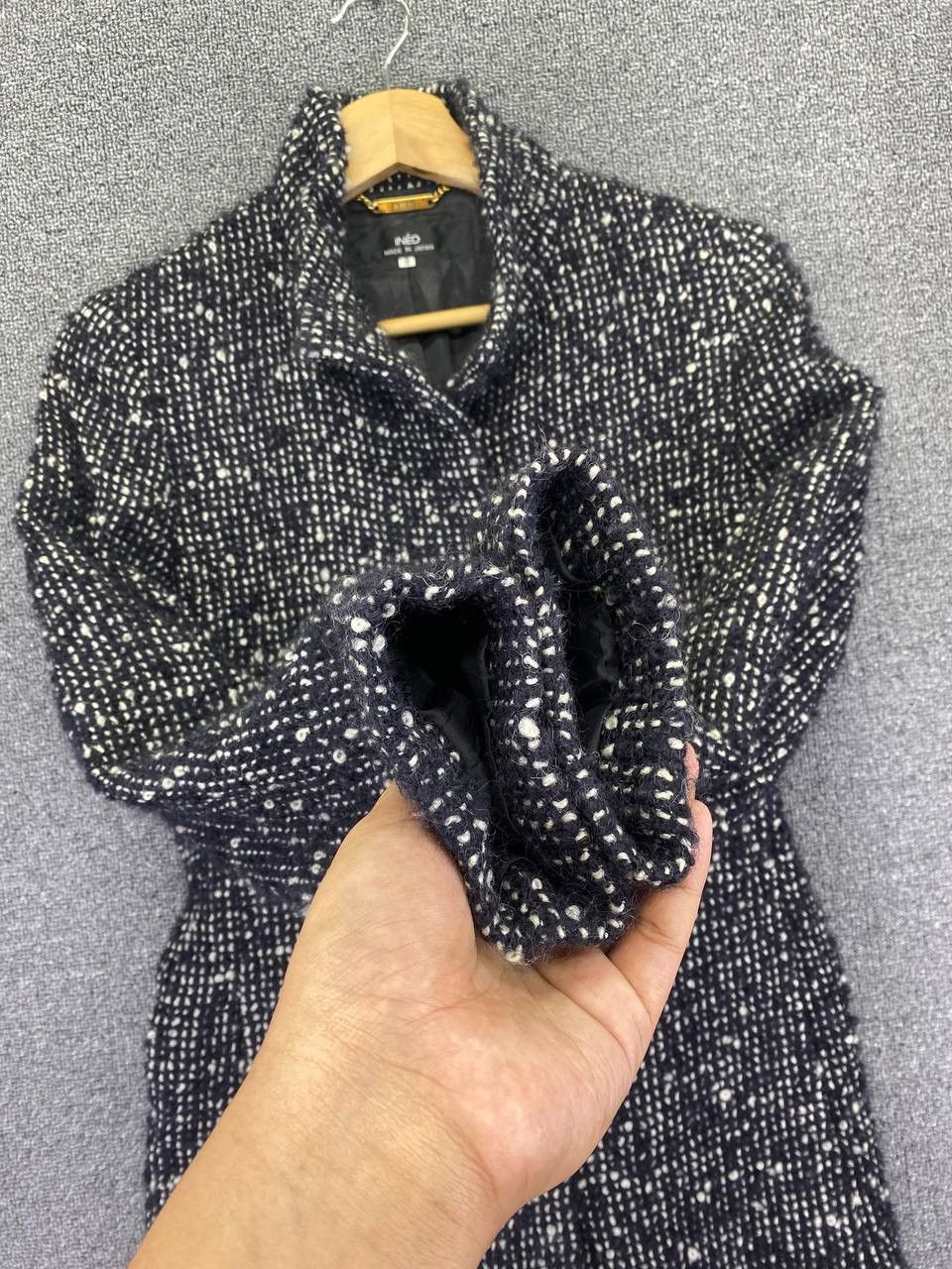 Yohji Yamamoto Ined By Yohji Yamamoto Knitted Belted Long Coats Jacket Size S / US 4 / IT 40 - 7 Thumbnail