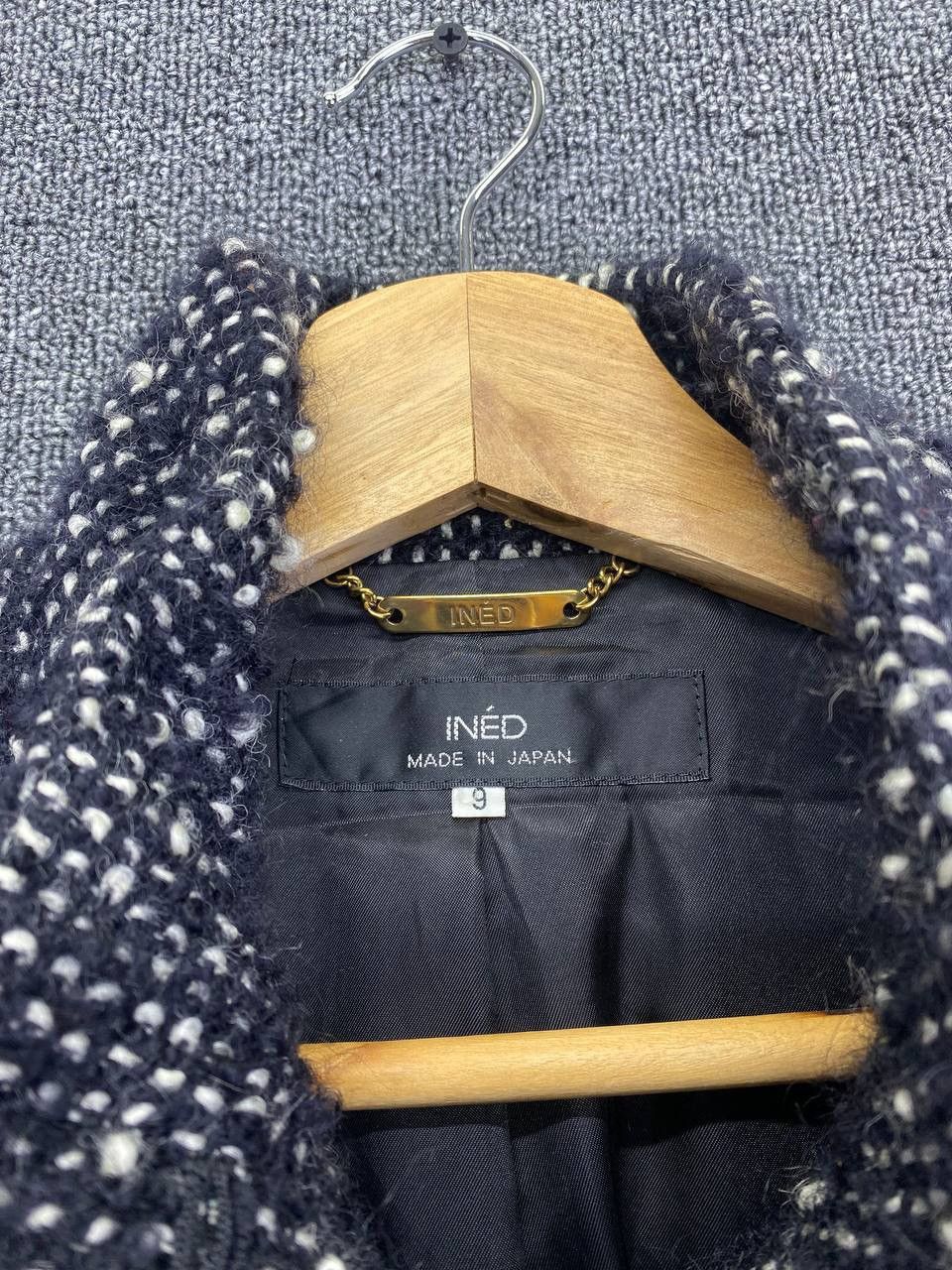 Yohji Yamamoto Ined By Yohji Yamamoto Knitted Belted Long Coats Jacket Size S / US 4 / IT 40 - 5 Thumbnail