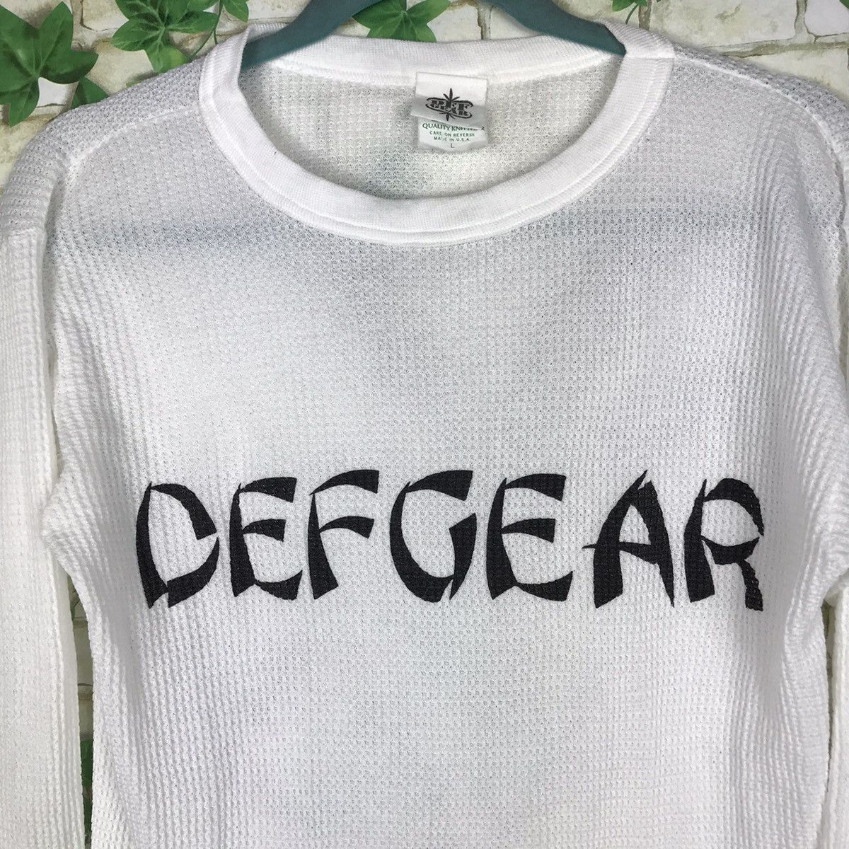 Vintage Rare Polycotton Knitwear by Def Gear Size US M / EU 48-50 / 2 - 3 Thumbnail
