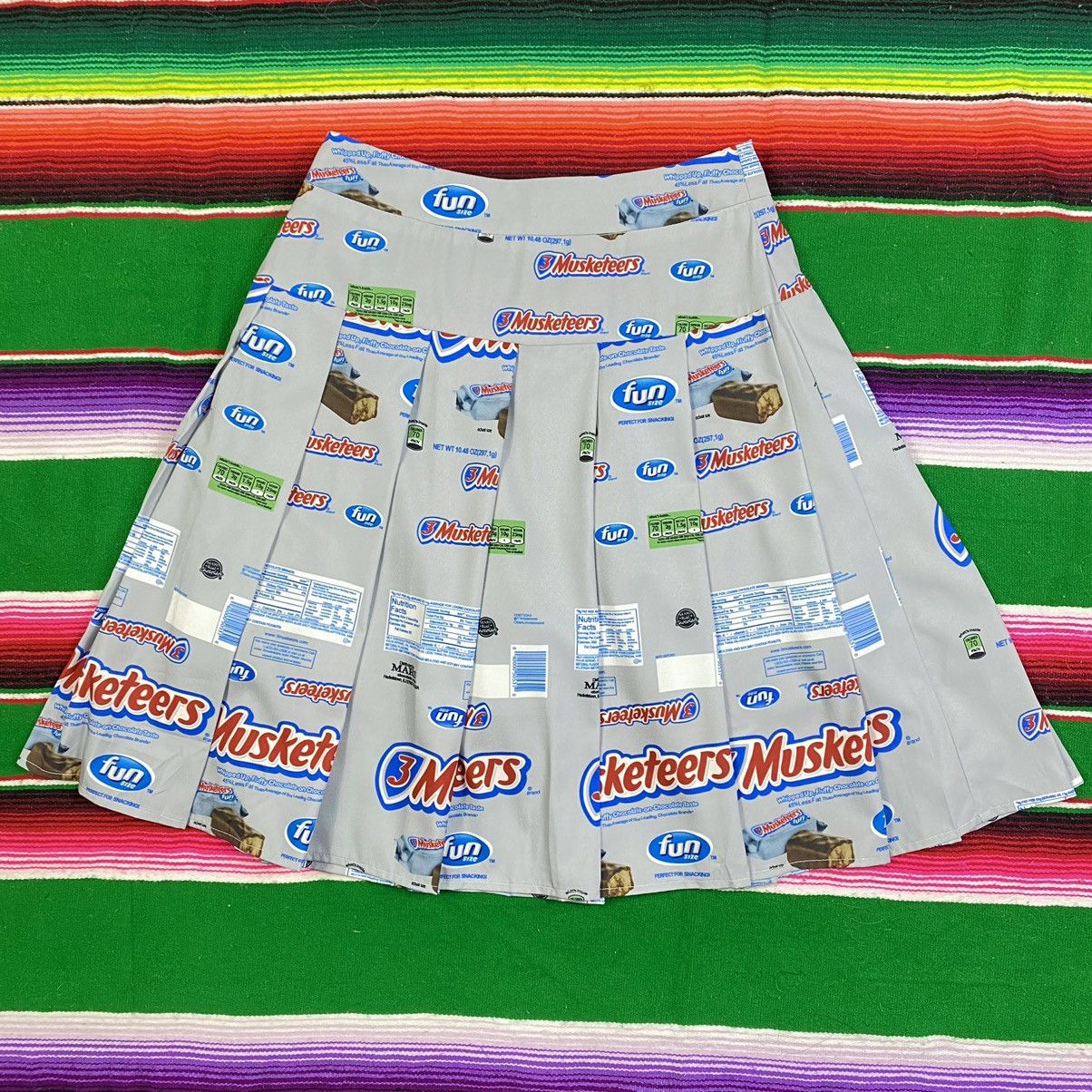 Vintage Vintage 3 musketeers chocolate mini skir t Size 27" / US 4 / IT 40 - 2 Thumbnail