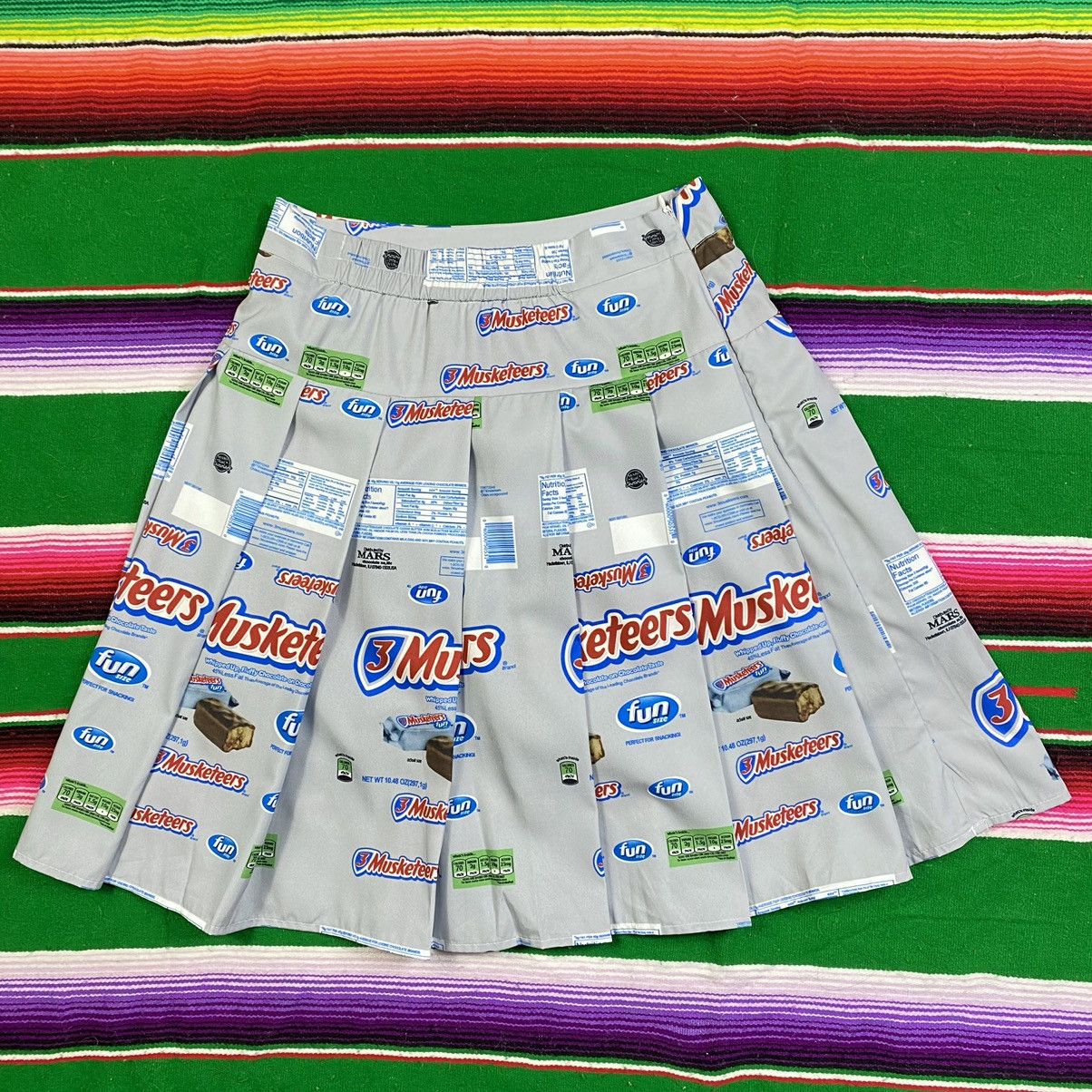 Vintage Vintage 3 musketeers chocolate mini skir t Size 27" / US 4 / IT 40 - 1 Thumbnail