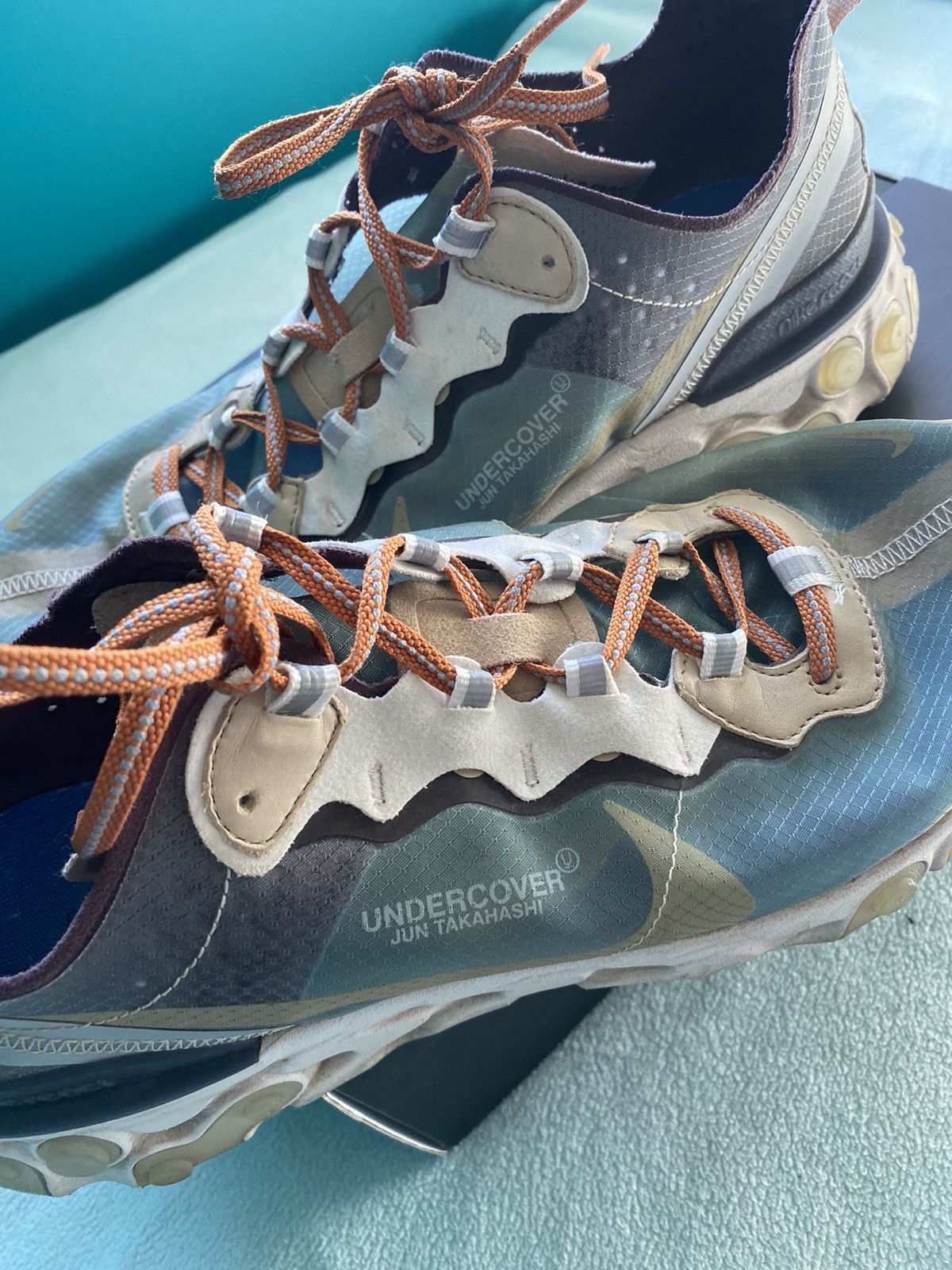 Nike × Undercover Undercover x React Element 87 Green Mist 2018 Size US 10.5 / EU 43-44 - 5 Thumbnail