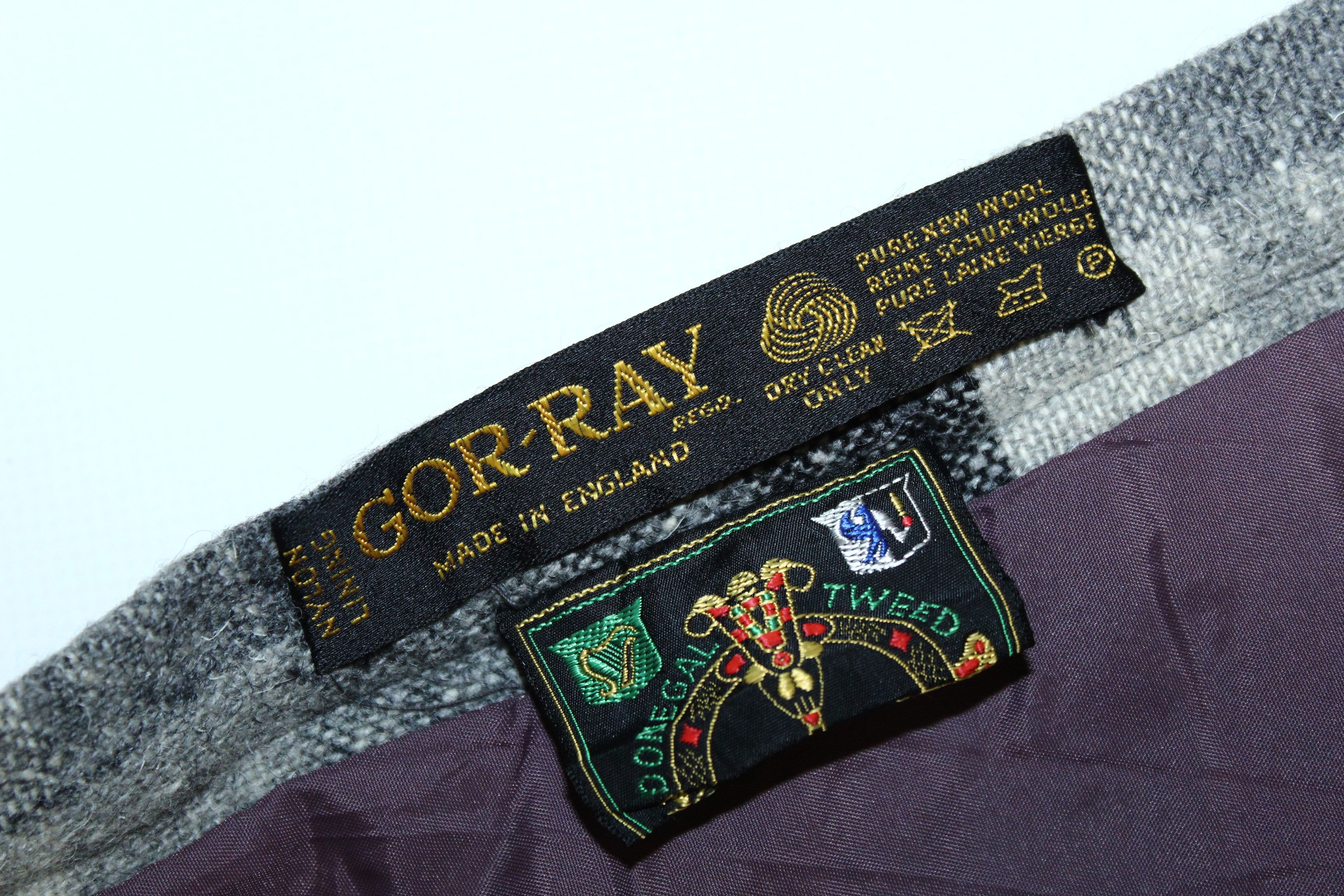 Donegal Tweed 💥VTG💥 Gor-Ray by Donegal Tweed Wool Tartan Kilt Skirt Size 30" / US 8 / IT 44 - 6 Thumbnail