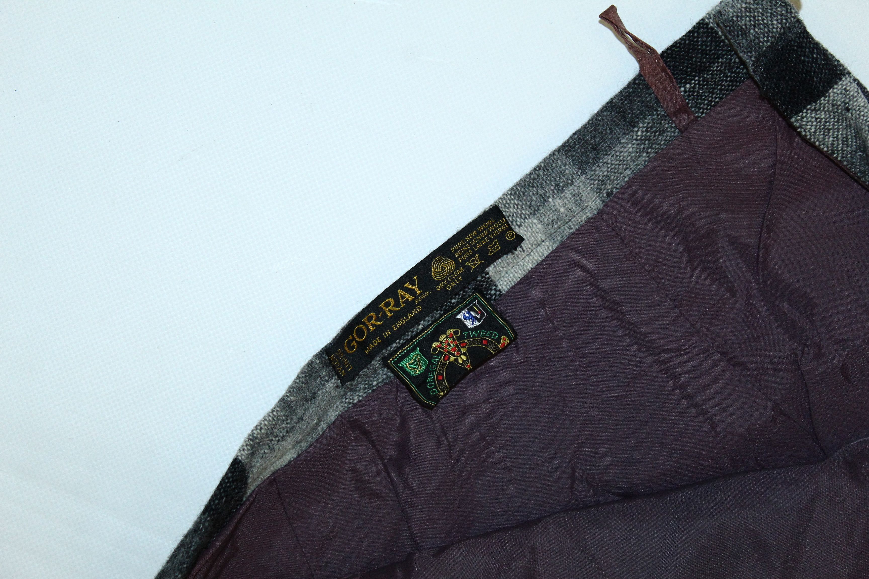 Donegal Tweed 💥VTG💥 Gor-Ray by Donegal Tweed Wool Tartan Kilt Skirt Size 30" / US 8 / IT 44 - 2 Thumbnail