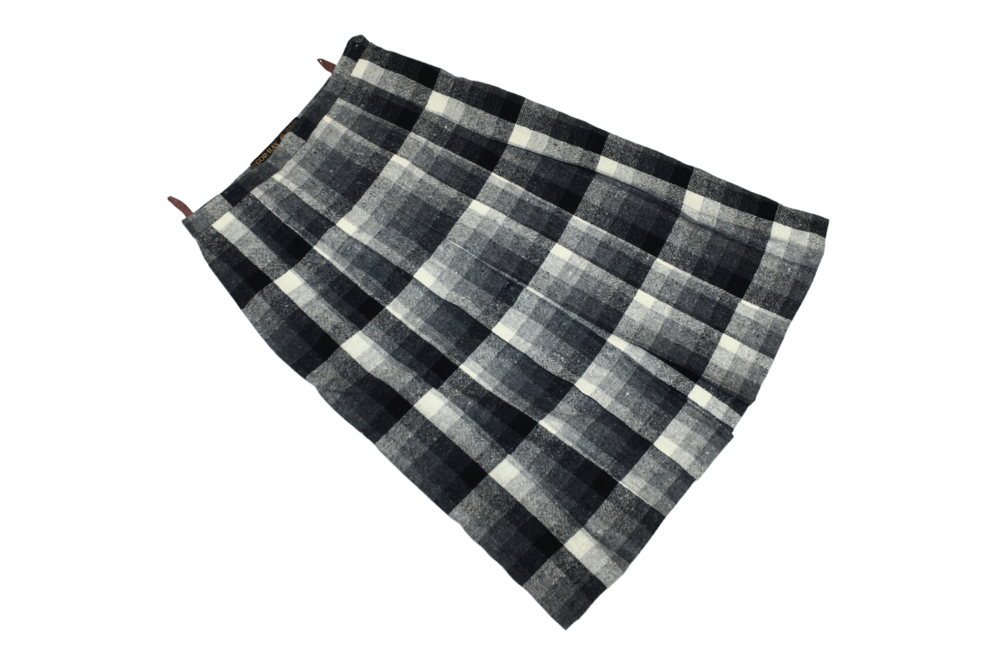 Donegal Tweed 💥VTG💥 Gor-Ray by Donegal Tweed Wool Tartan Kilt Skirt Size 30" / US 8 / IT 44 - 4 Thumbnail