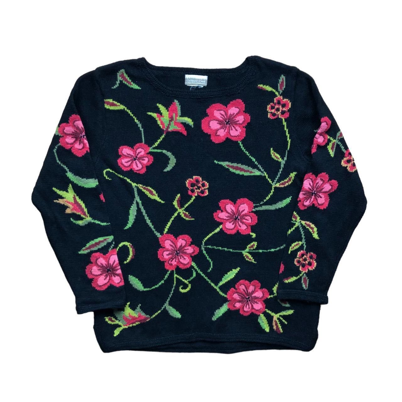 vintage flower knit