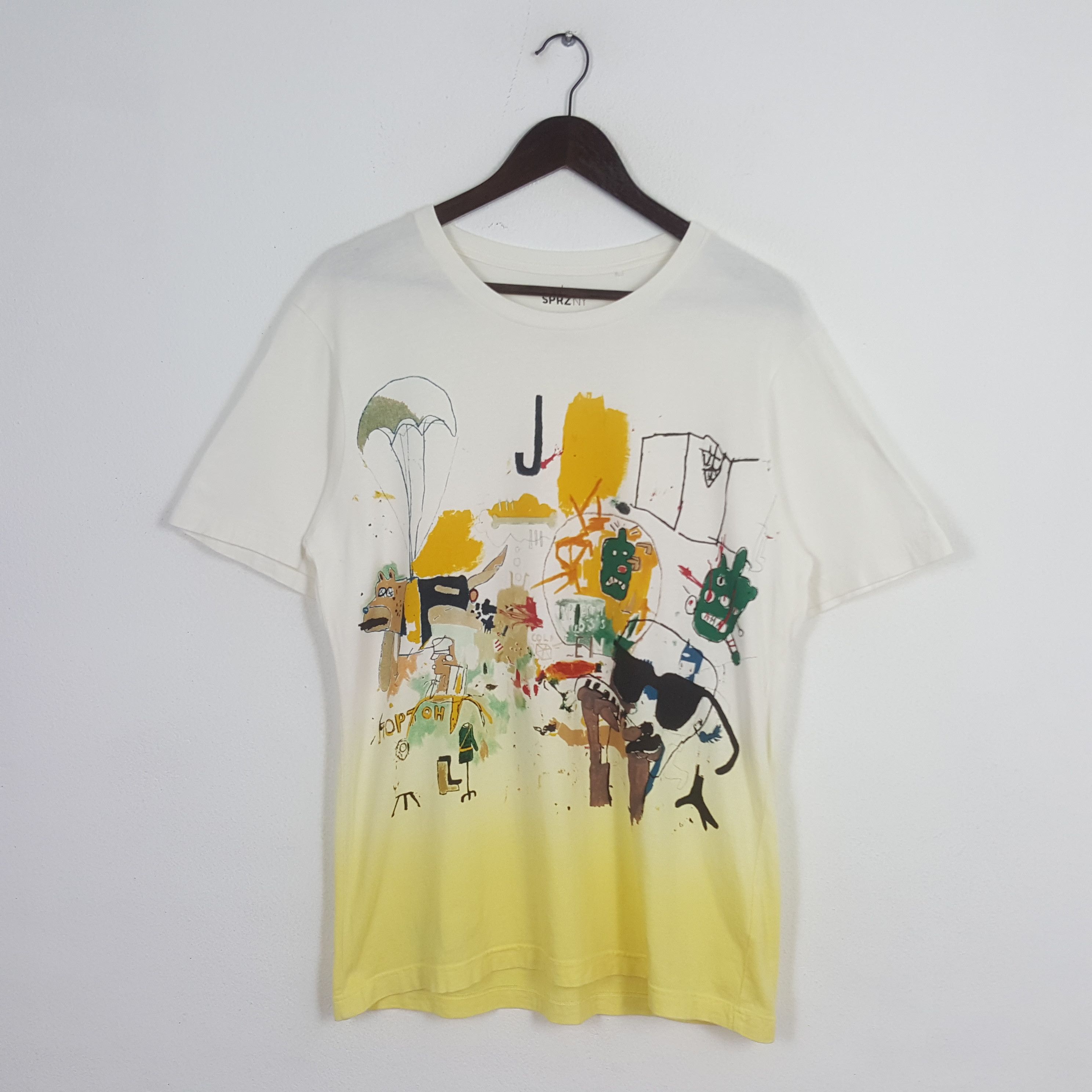 Vintage Jeans Michel Basquiat Art Tshirt