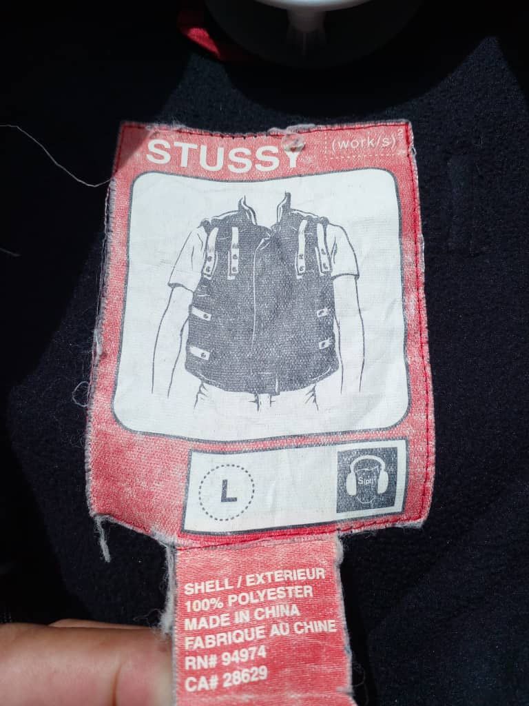 Stussy × Vintage JACKET HOODES STUSSY. (CJ2) Size US L / EU 52-54 / 3 - 3 Thumbnail