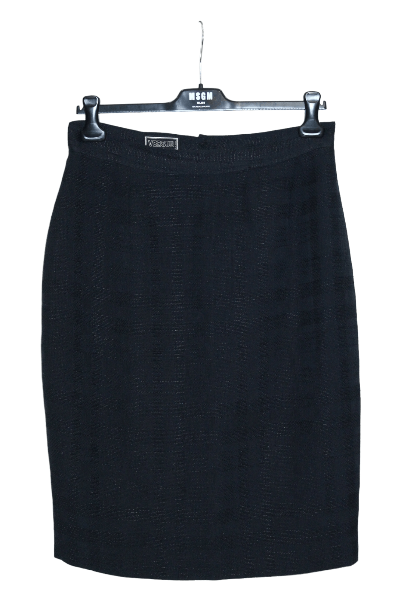 Versace 💥💥Early Gianni Versace Versus Mixed Knitted Mini Skirt Size 31" - 9 Thumbnail