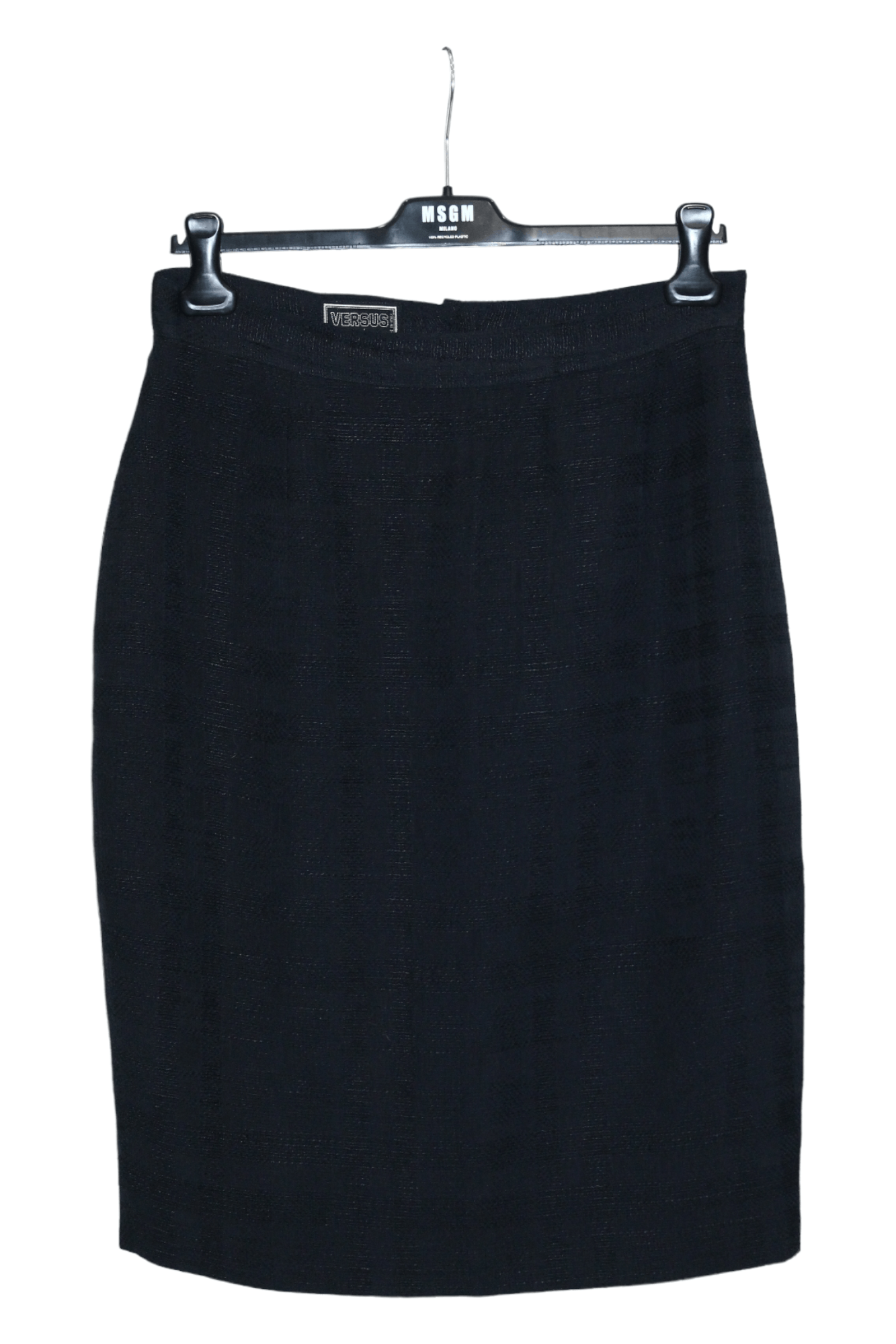 Versace 💥💥Early Gianni Versace Versus Mixed Knitted Mini Skirt Size 31" - 1 Thumbnail