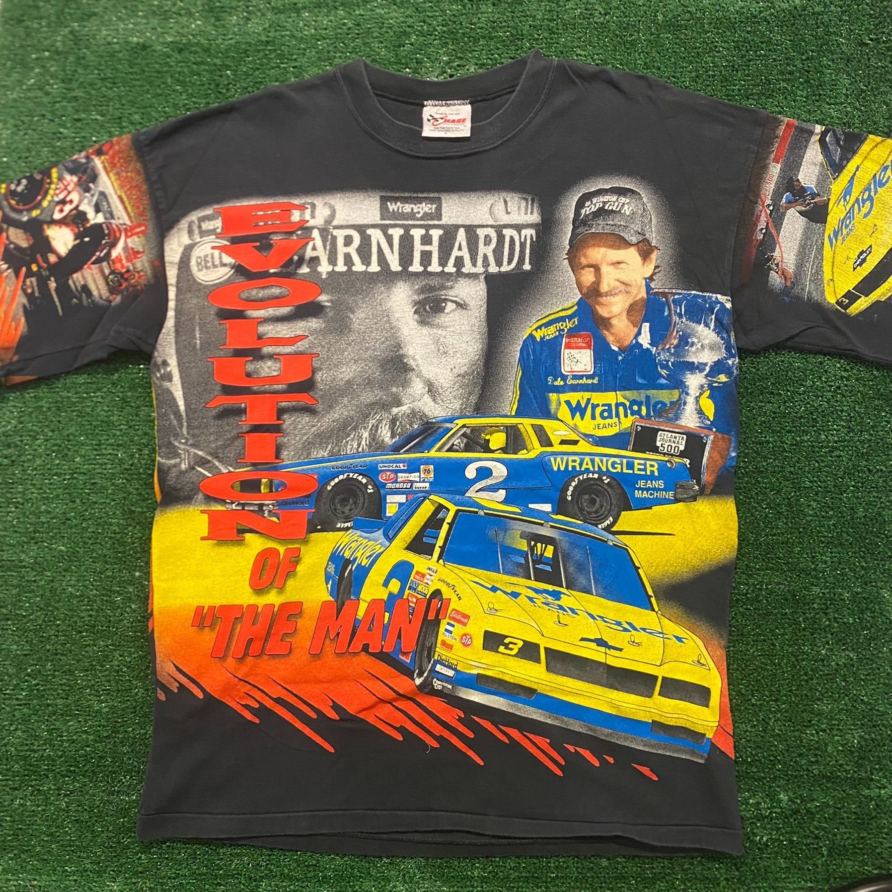 Vintage 90s Dale Earnhardt “Born on sale To Run” NASCAR AOP