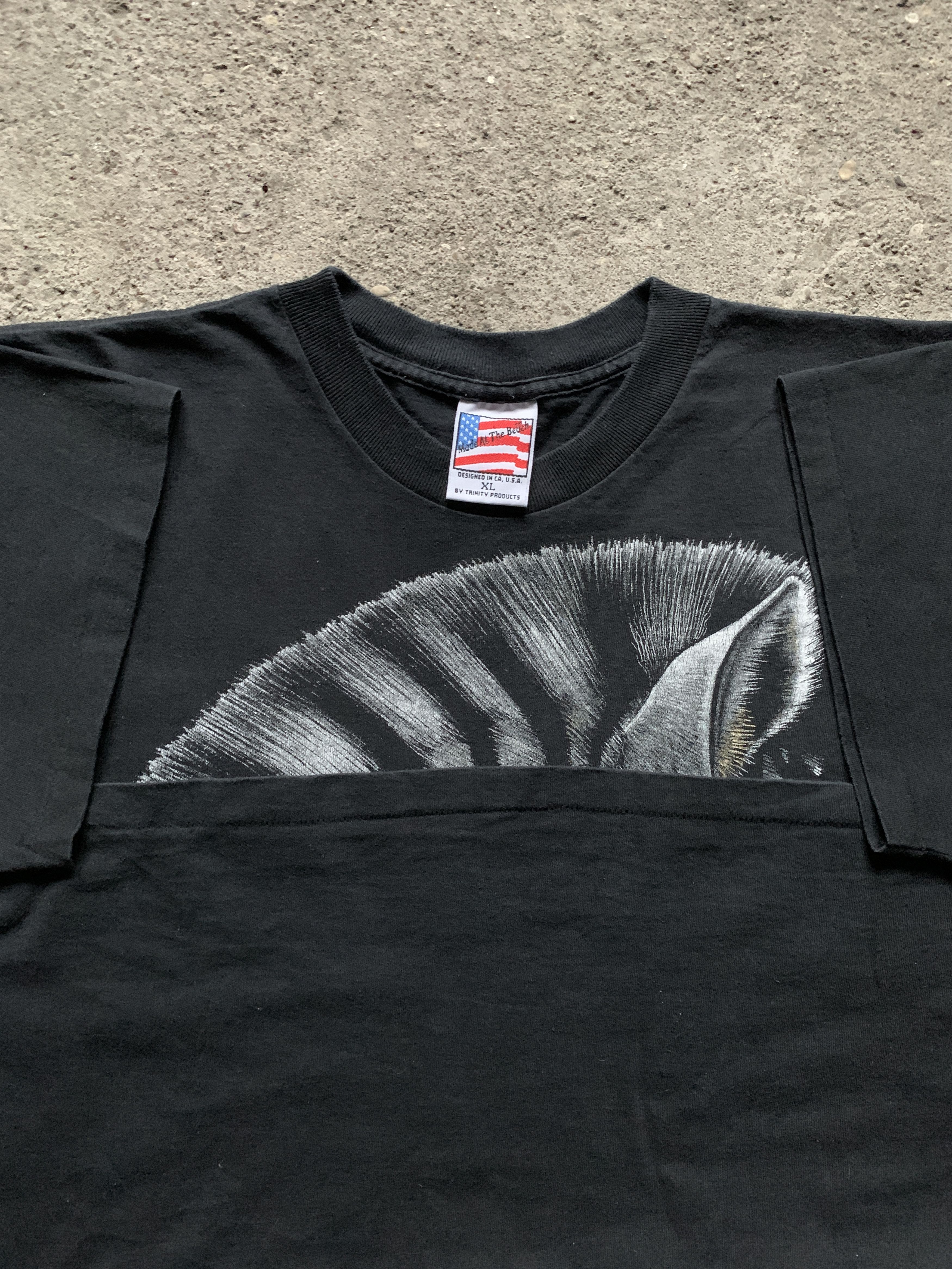 Vintage Vintage Zebra Trinity Products 90's Animal T-shirt Size US XL / EU 56 / 4 - 4 Thumbnail