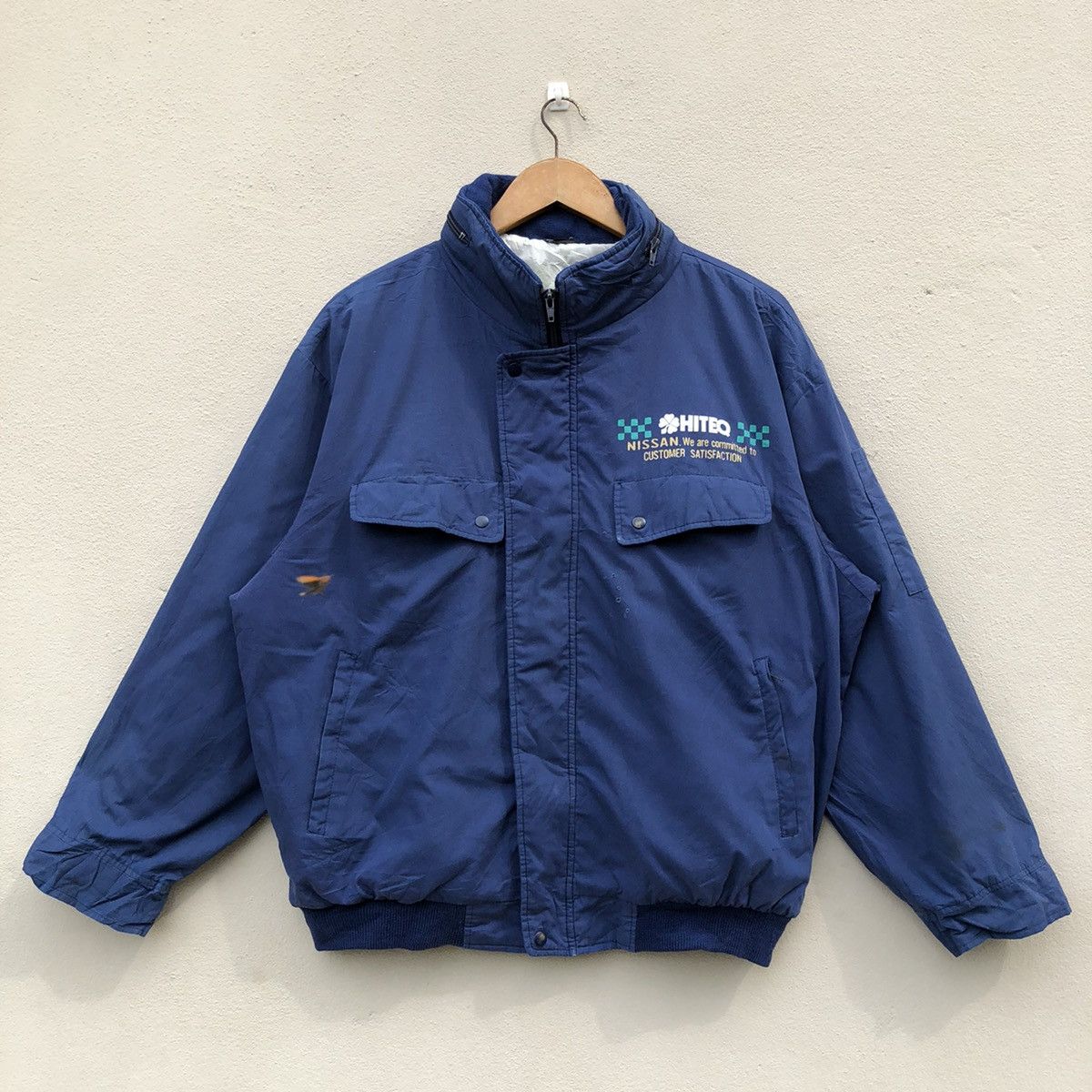 Japanese Brand × Vintage Vintage NISSAN WITH HIDDEN HOODIE RACING Jacket Size US L / EU 52-54 / 3 - 3 Thumbnail