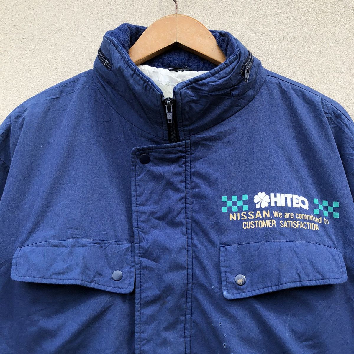 Japanese Brand × Vintage Vintage NISSAN WITH HIDDEN HOODIE RACING Jacket Size US L / EU 52-54 / 3 - 4 Thumbnail