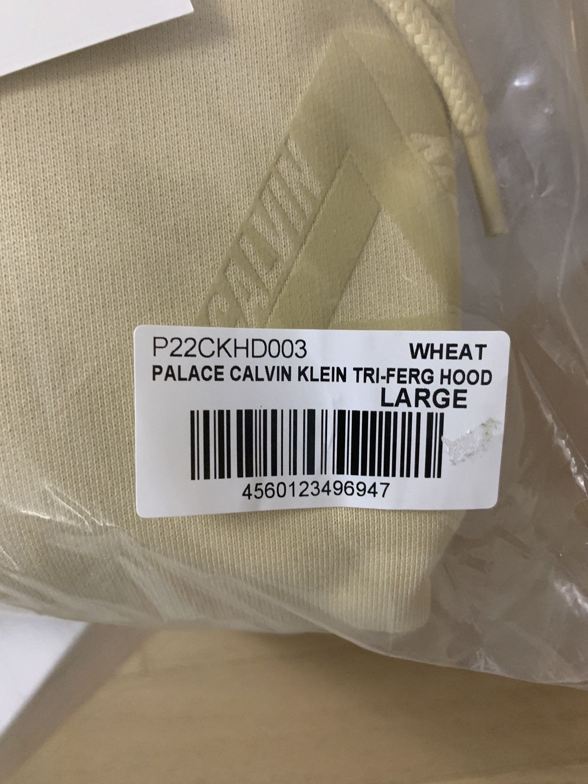 Calvin Klein × Palace Palace x Calvin Klein Tri Ferg Hoodie Wheat Size US L / EU 52-54 / 3 - 4 Thumbnail